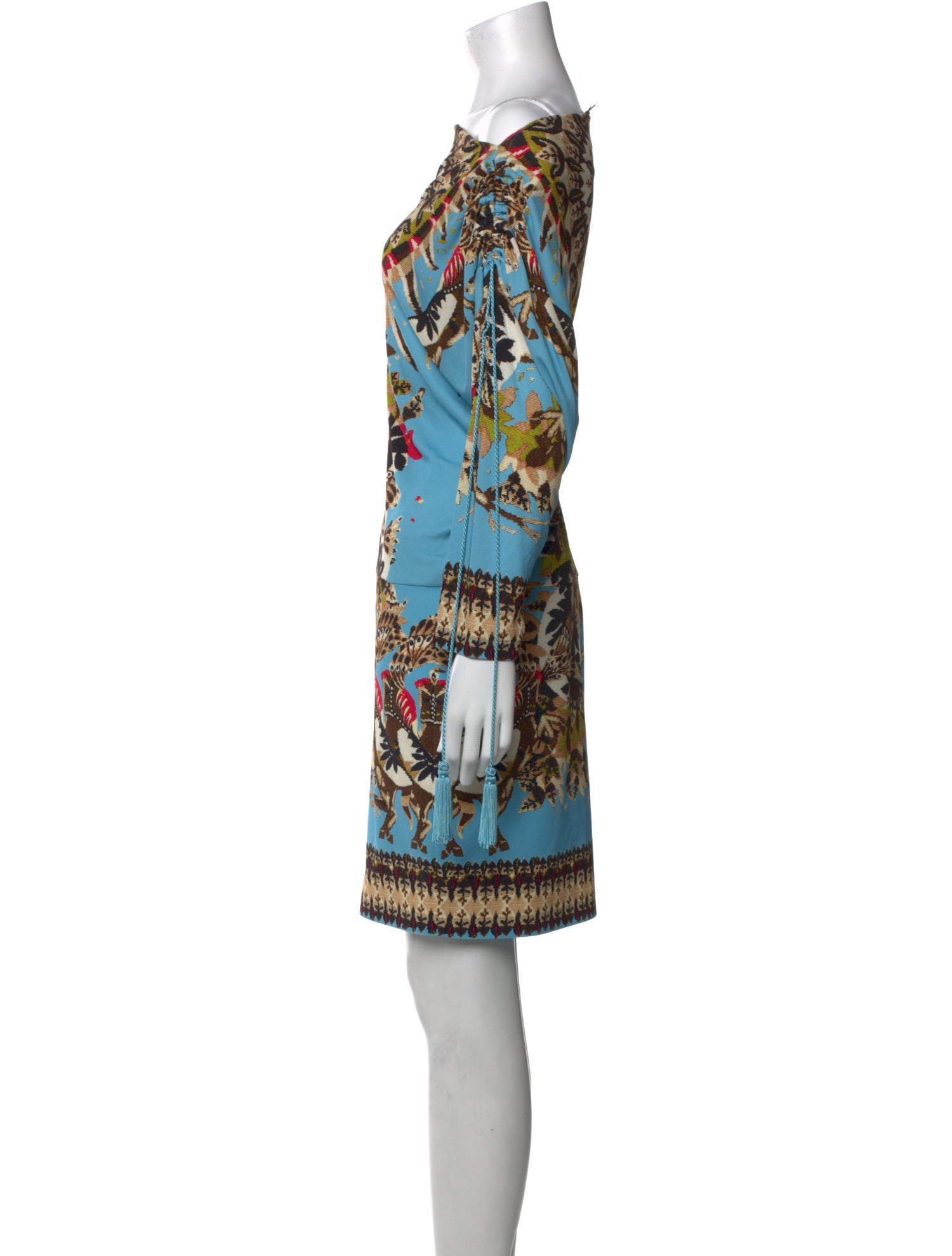 Roberto Cavalli Printed Knee-Length Dress w/ Tags