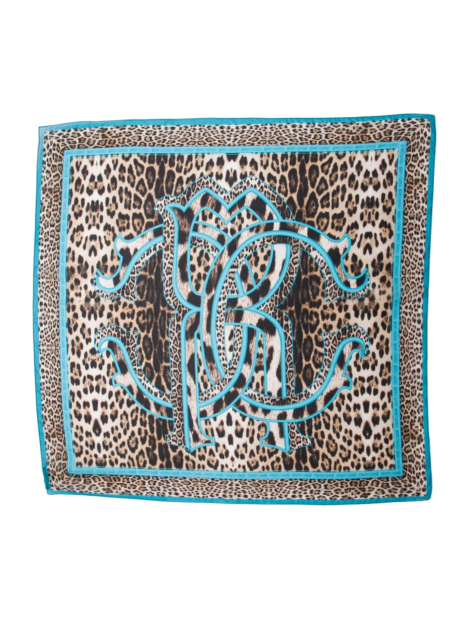 Roberto Cavalli Silk Printed Scarf