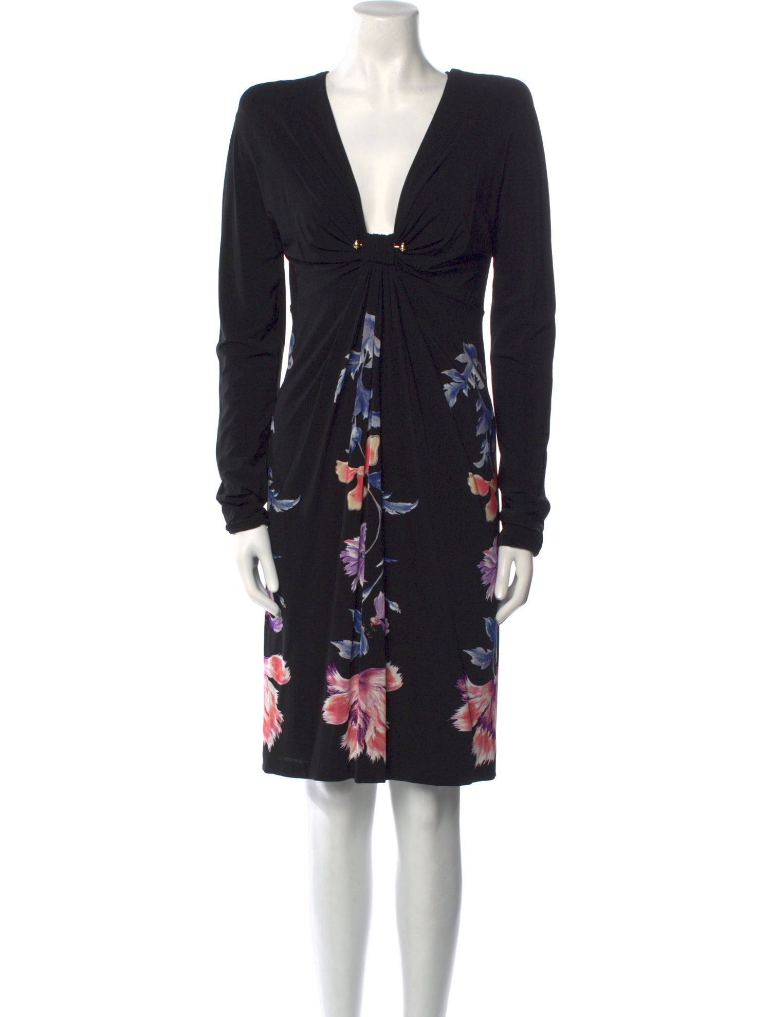 Roberto Cavalli Floral Print Mini Dress