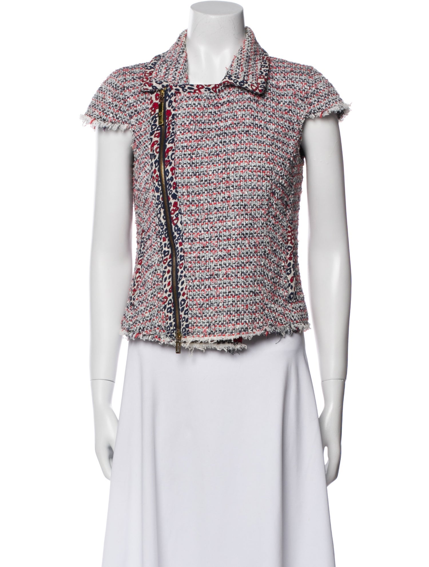 Class Roberto Cavalli Tweed Printed Vest