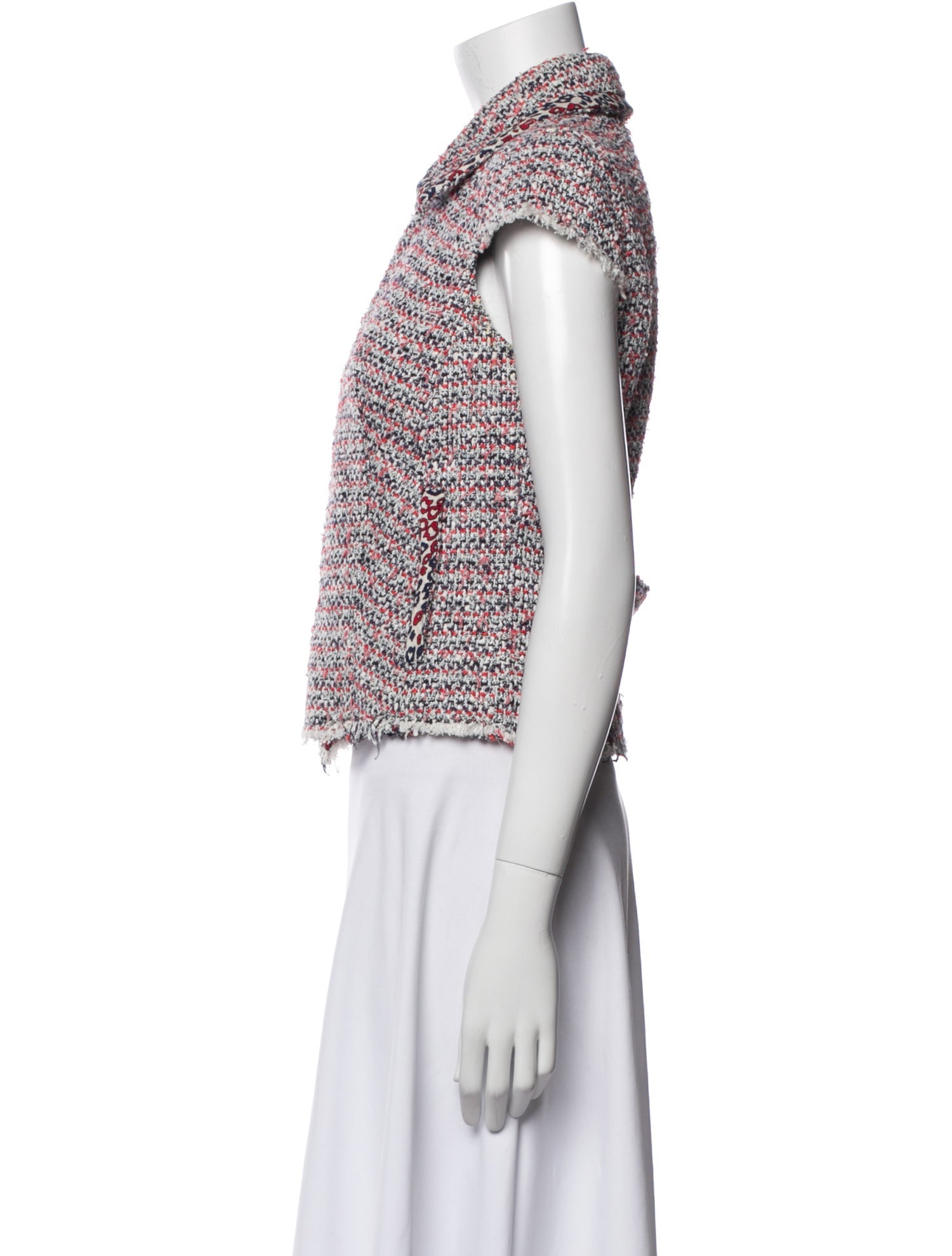 Class Roberto Cavalli Tweed Printed Vest