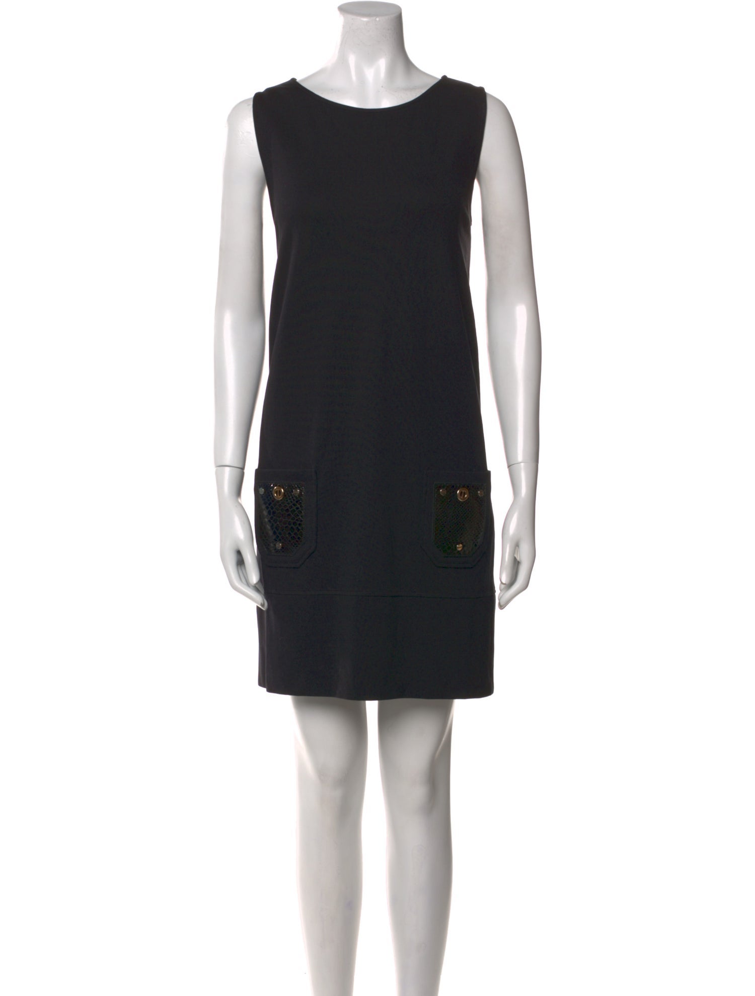 Roberto Cavalli Scoop Neck Mini Dress