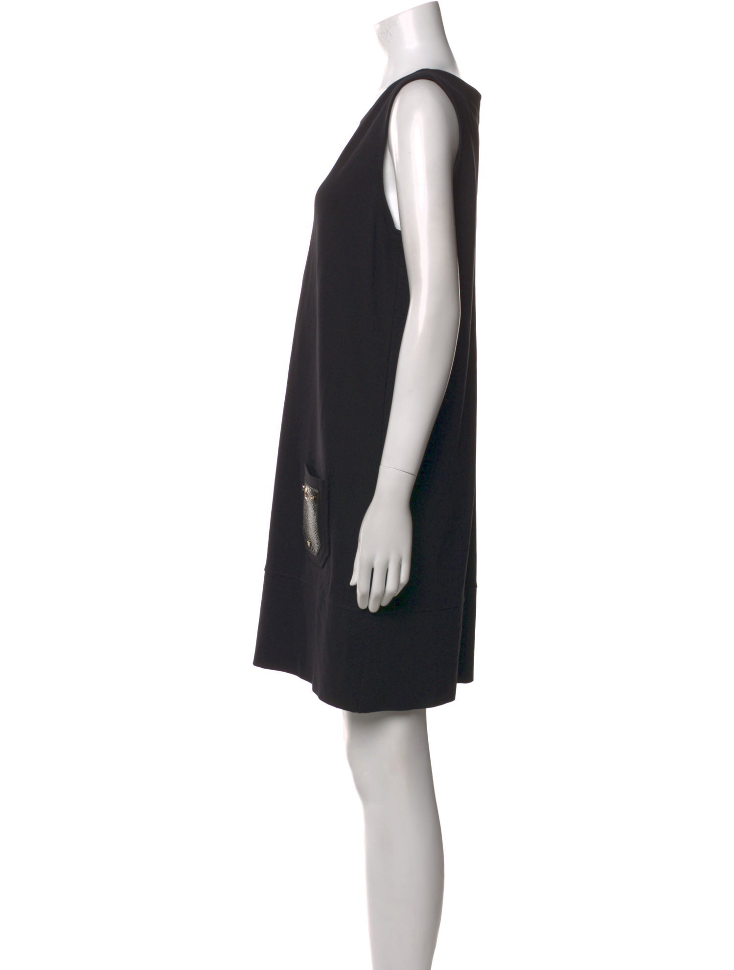 Roberto Cavalli Scoop Neck Mini Dress