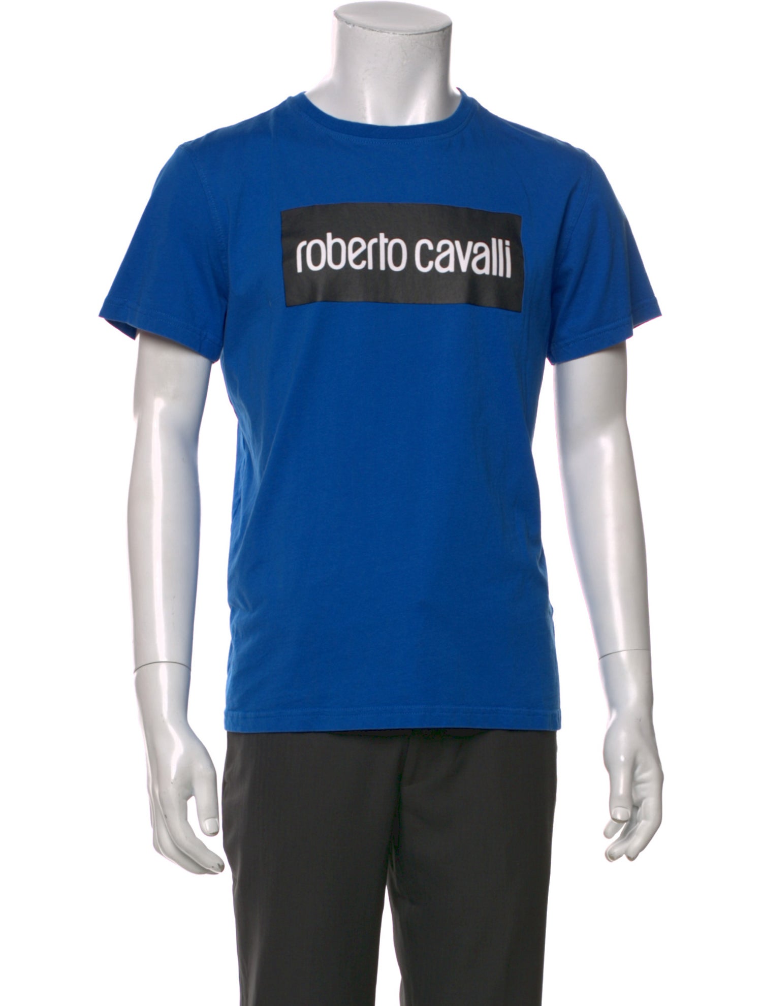 Roberto Cavalli Graphic Print Crew Neck T-Shirt