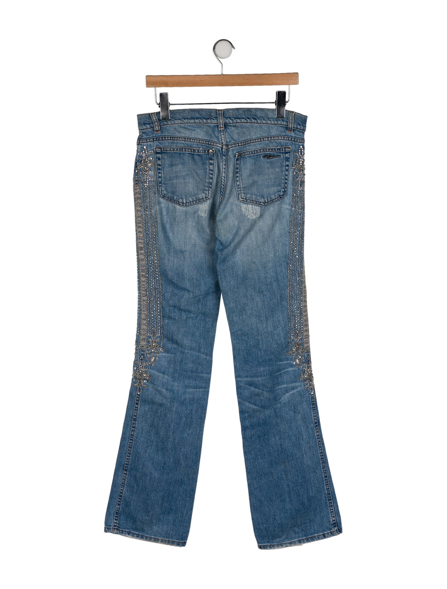 Roberto Cavalli Mid-Rise Wide Leg Jeans