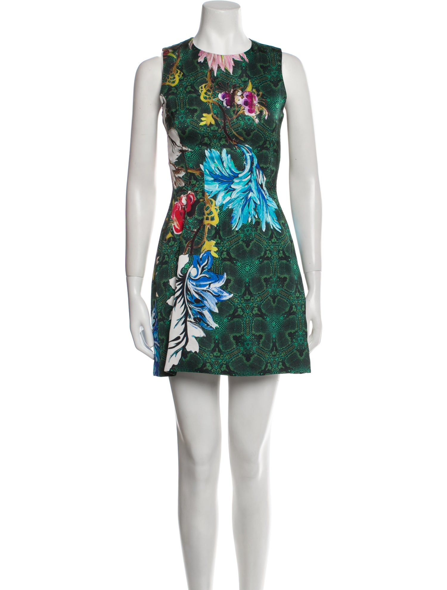 Roberto Cavalli Animal Print Mini Dress