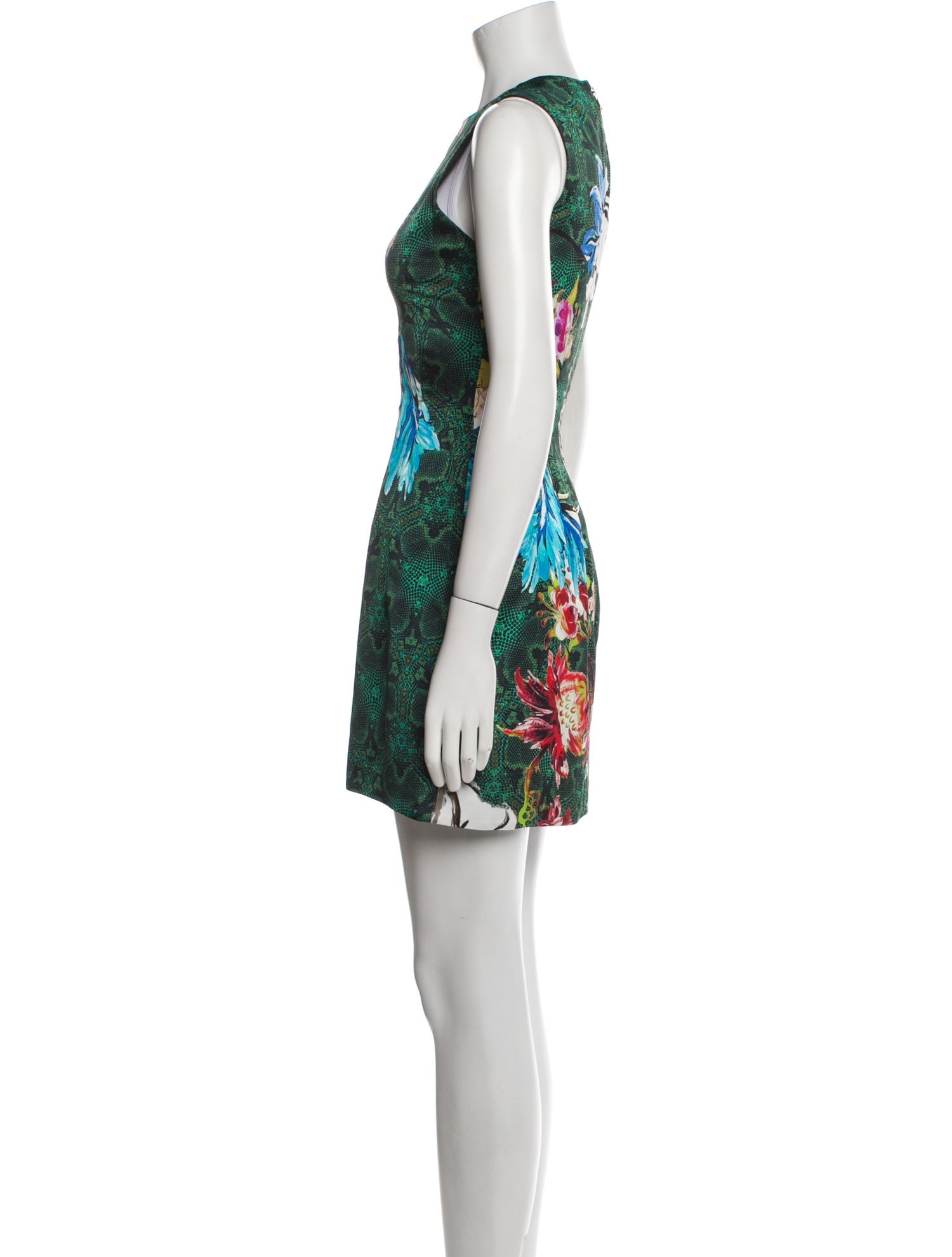 Roberto Cavalli Animal Print Mini Dress