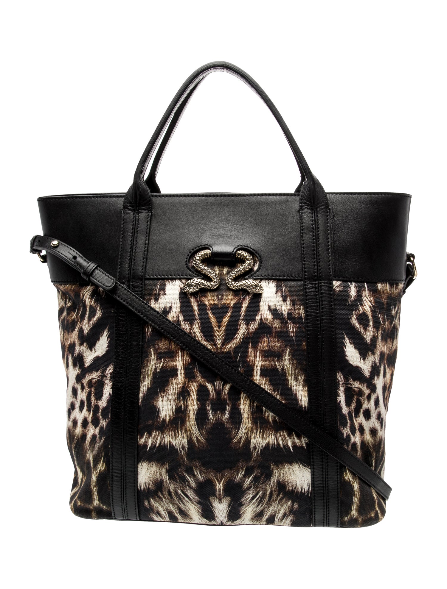 Roberto Cavalli Canvas Tote