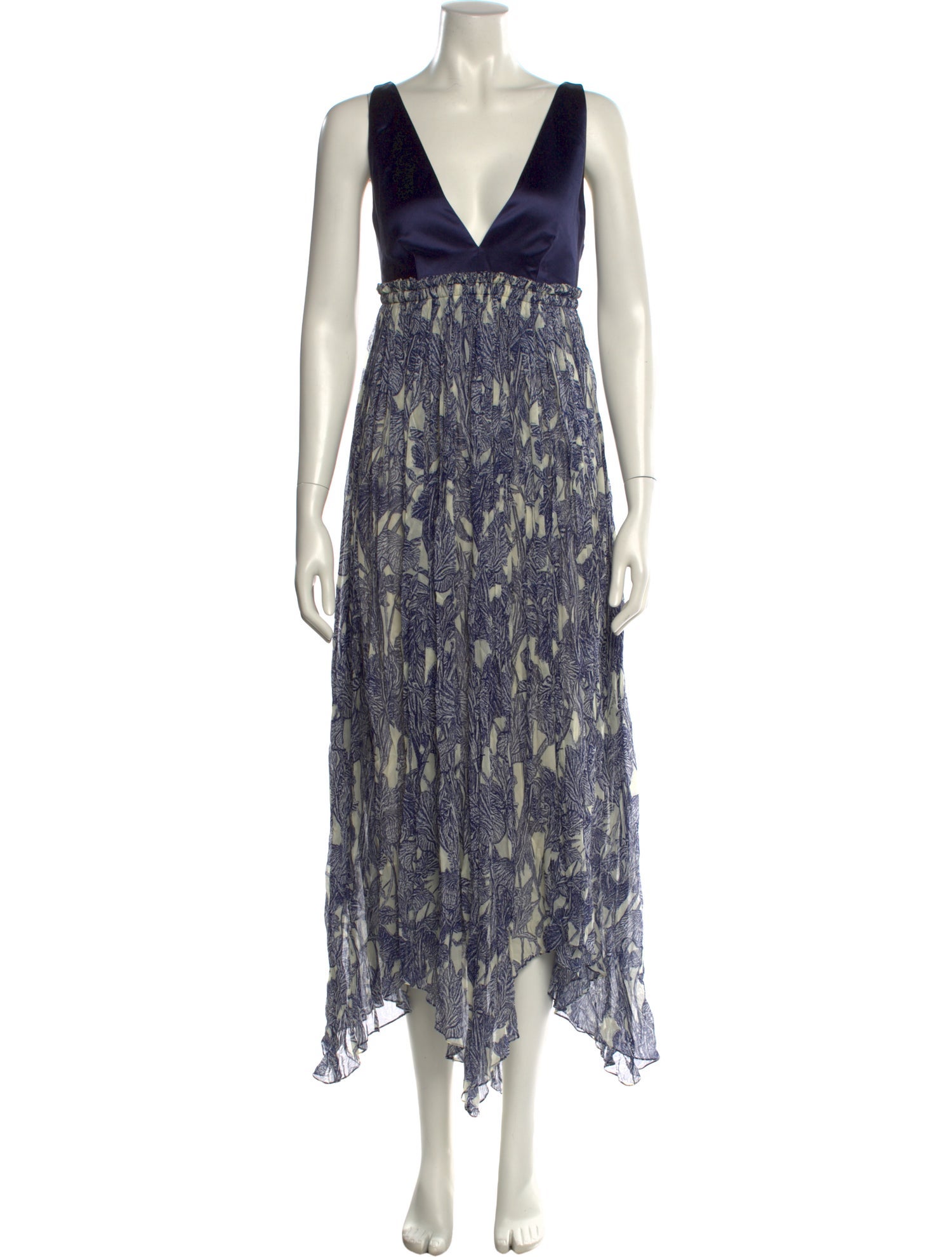 Roberto Cavalli Silk Midi Length Dress