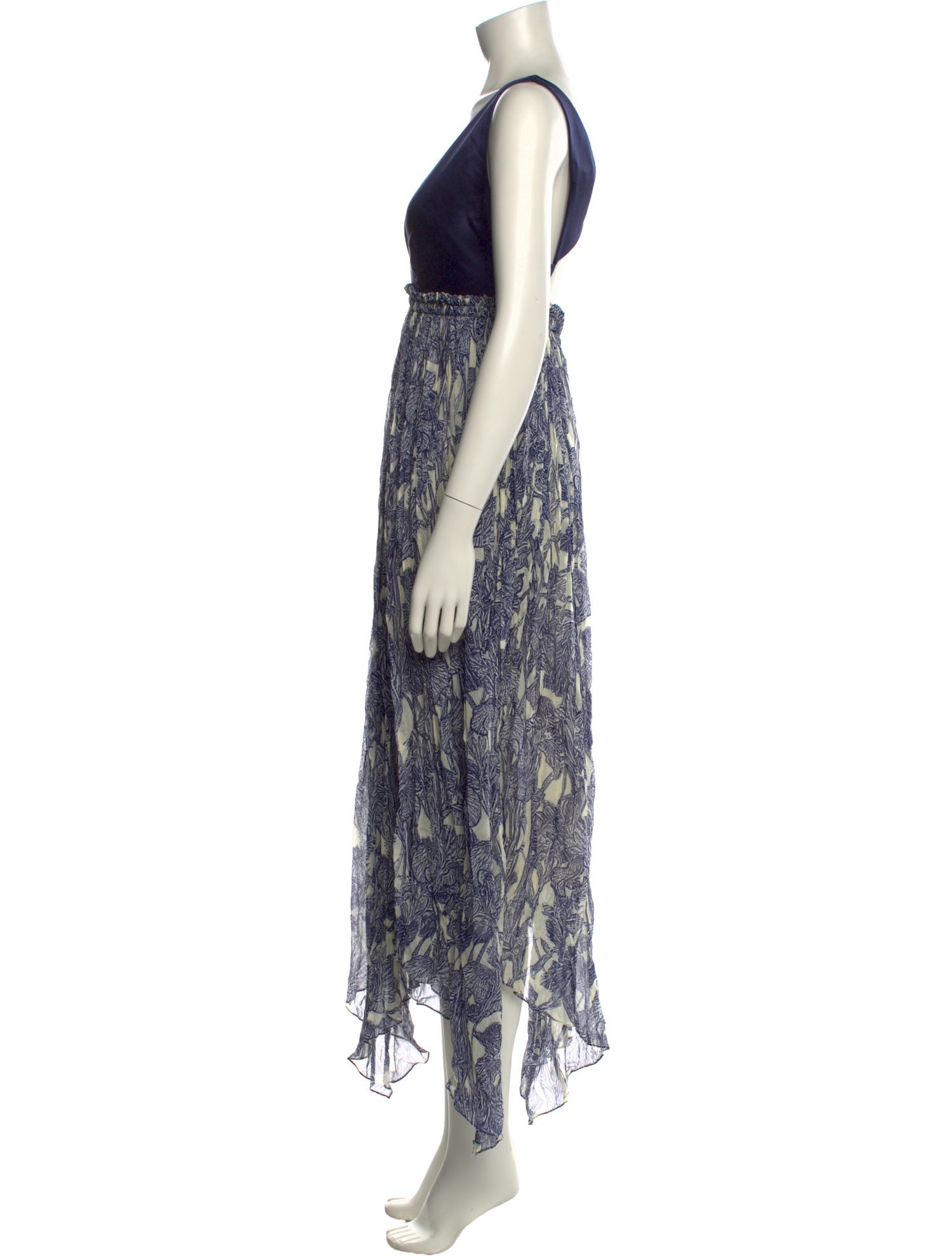 Roberto Cavalli Silk Midi Length Dress