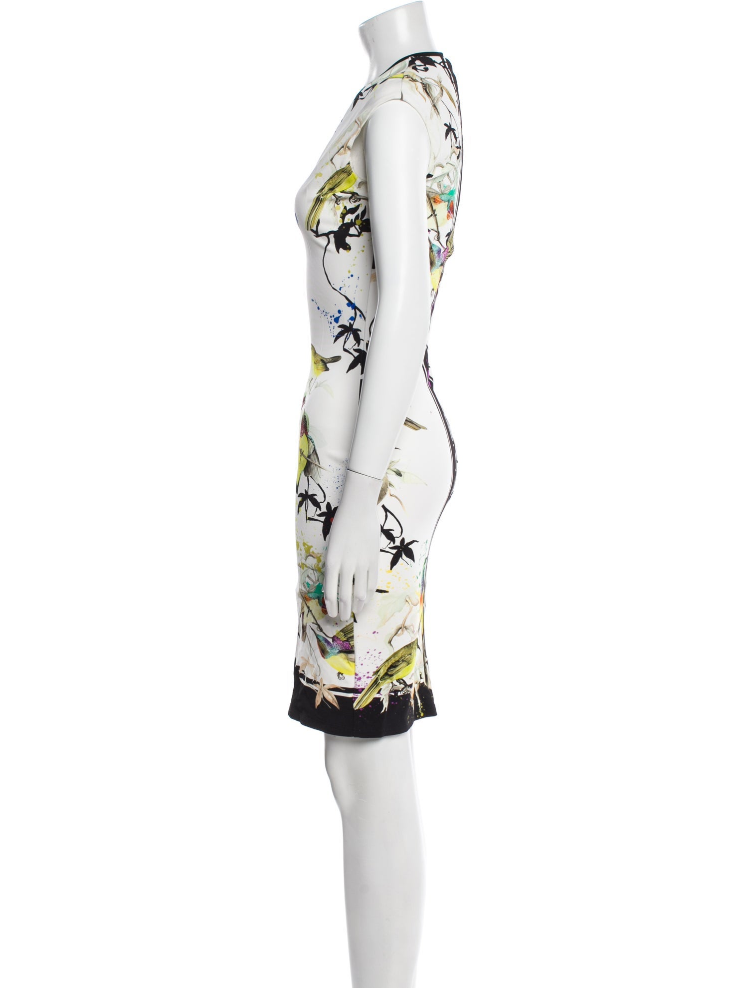 Roberto Cavalli Printed Knee-Length Dress