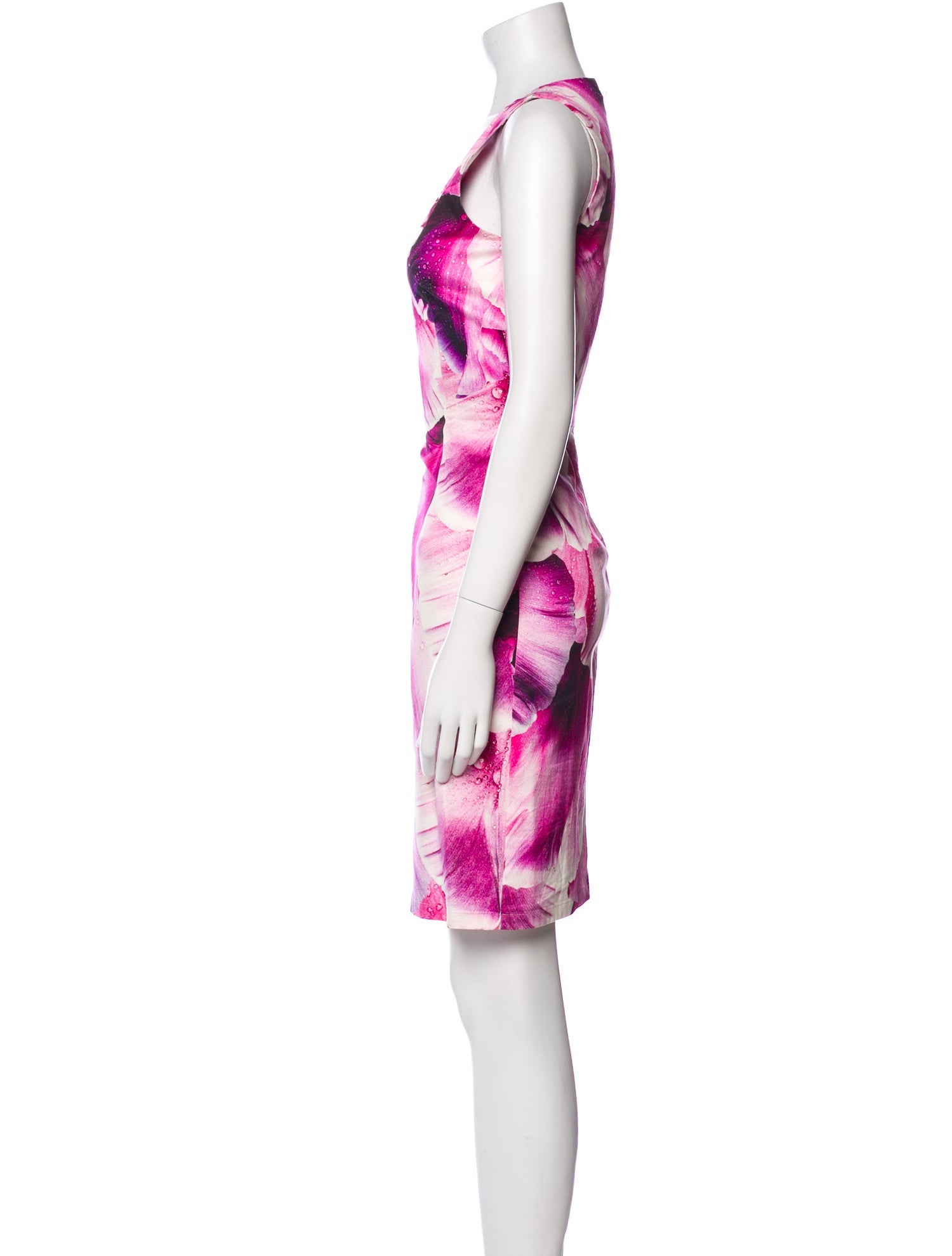 Roberto Cavalli Printed Knee-Length Dress