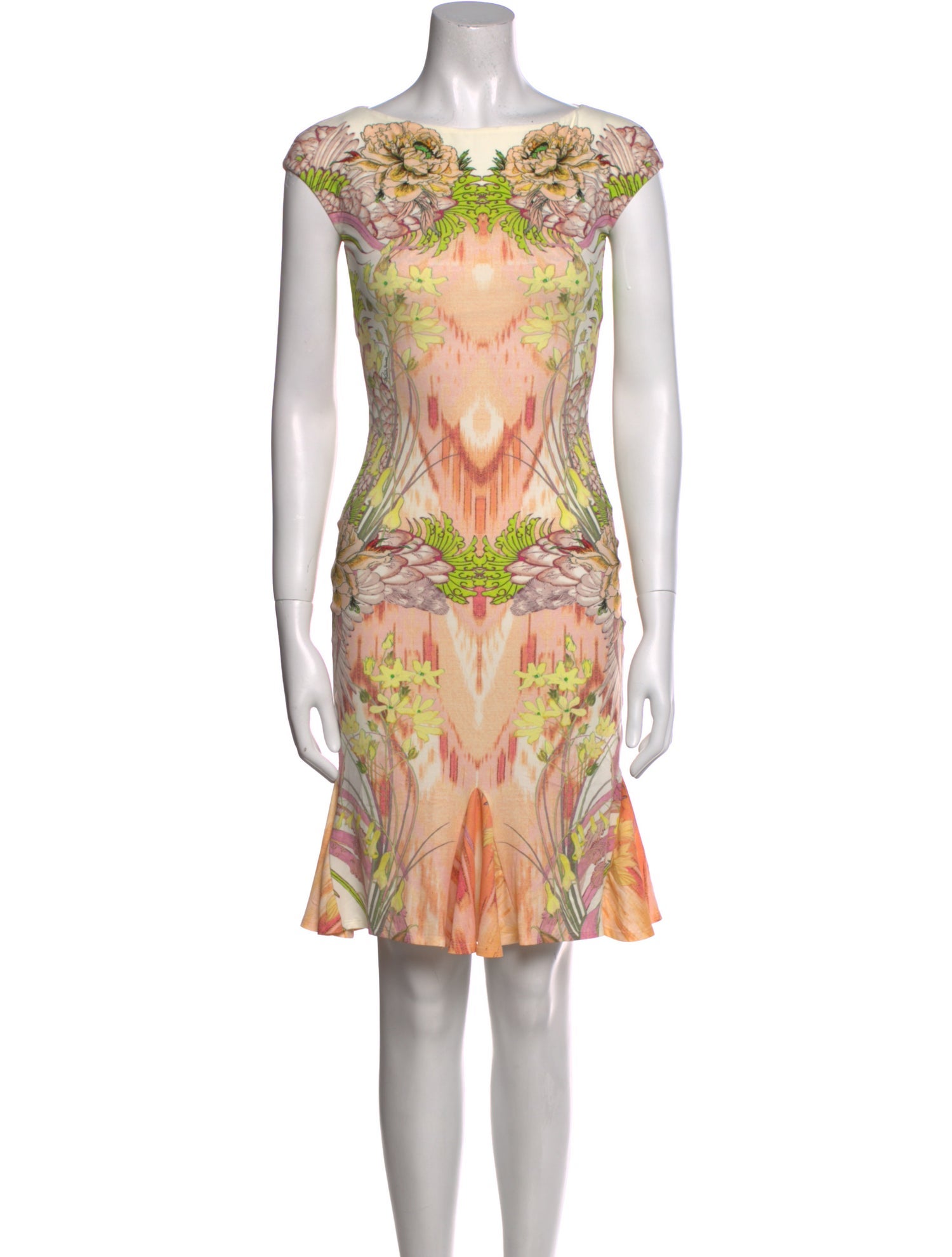 Roberto Cavalli Nylon Knee-Length Dress