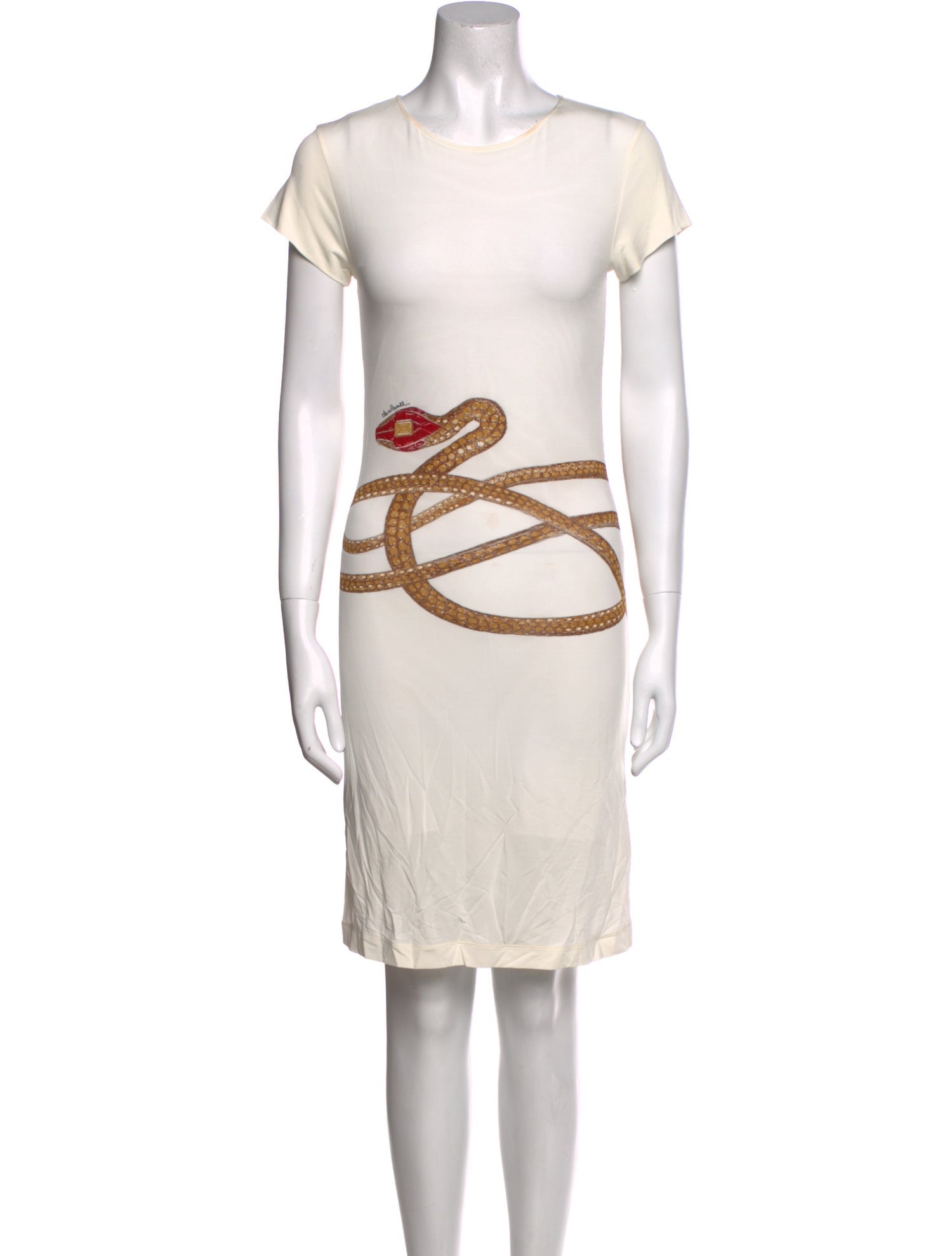 Class Roberto Cavalli Virgin Wool Mini Dress
