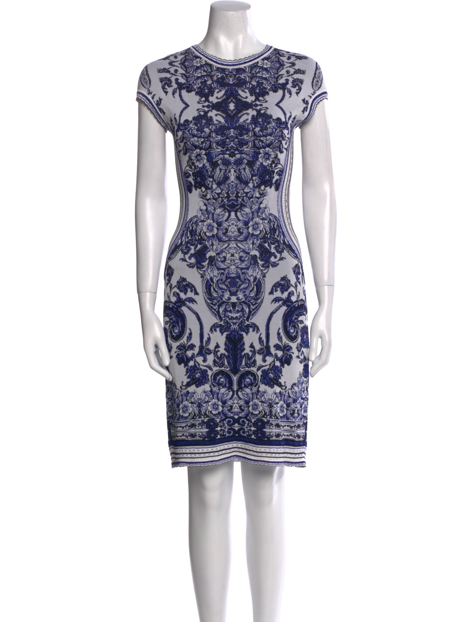 Roberto Cavalli Printed Knee-Length Dress