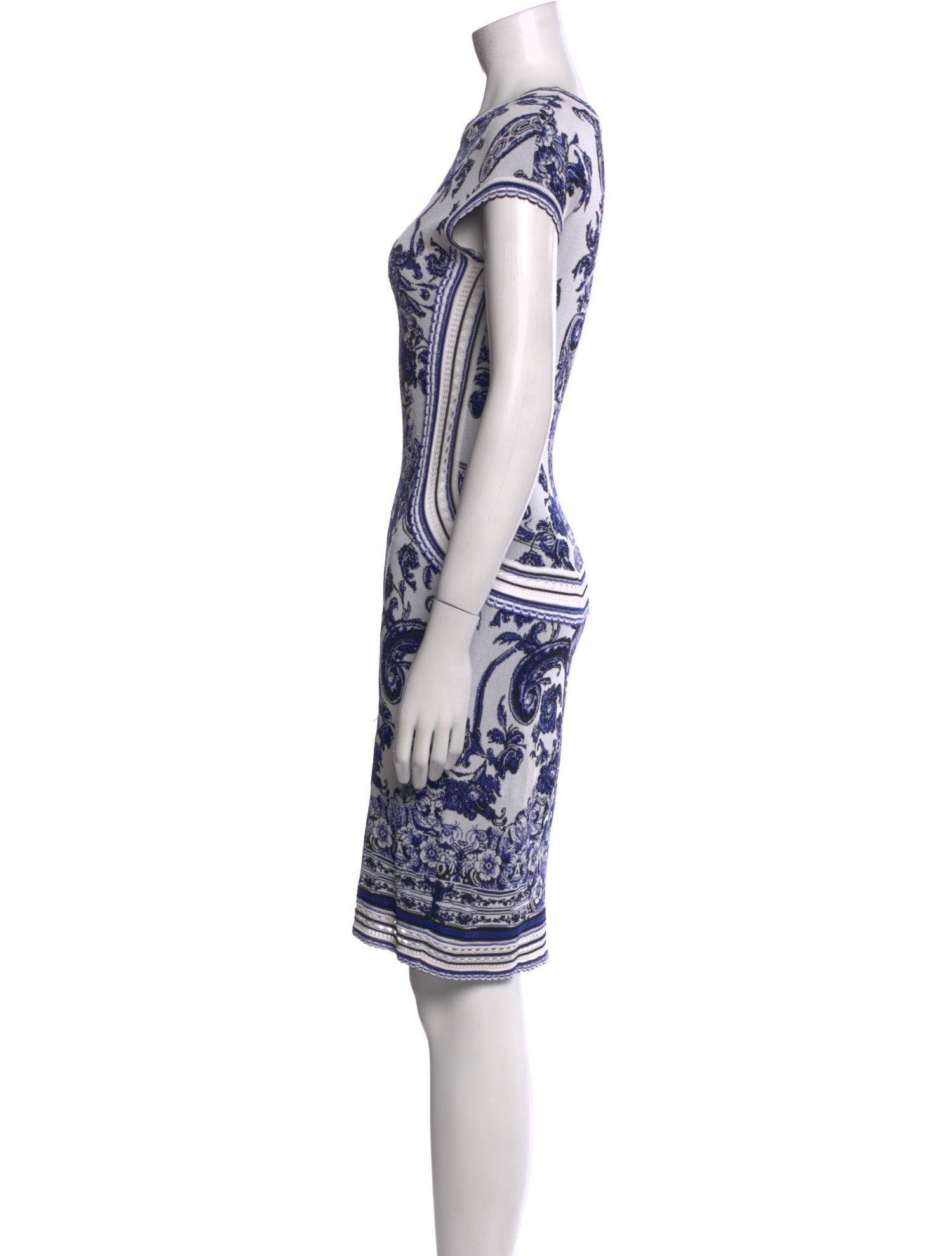 Roberto Cavalli Printed Knee-Length Dress