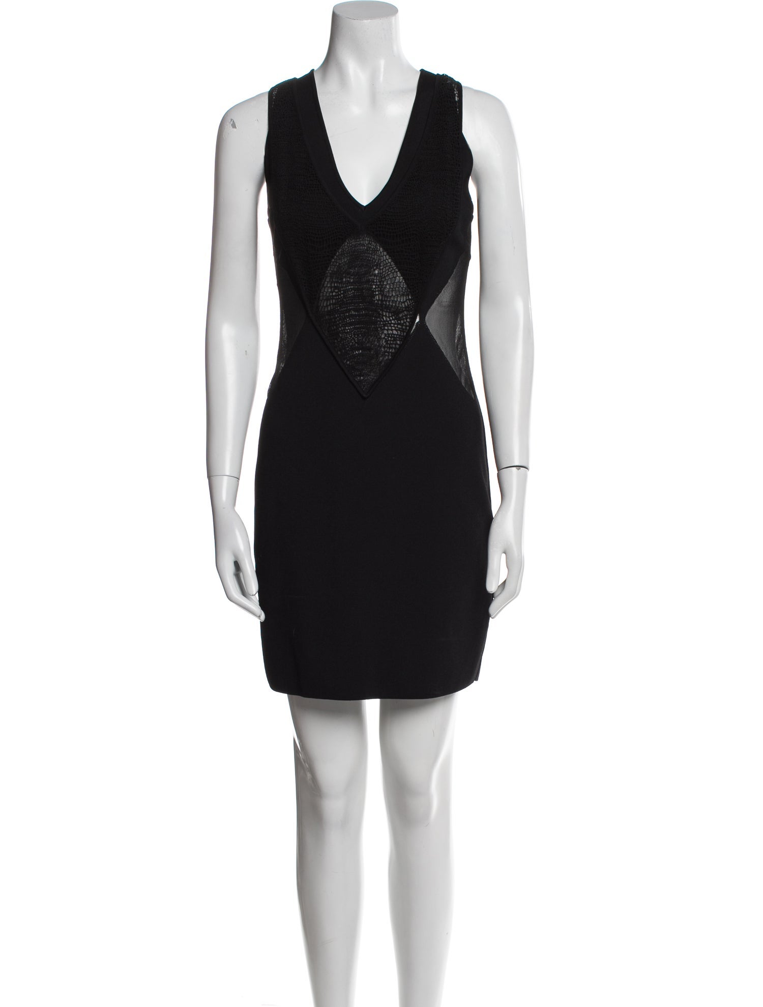 Roberto Cavalli V-Neck Mini Dress