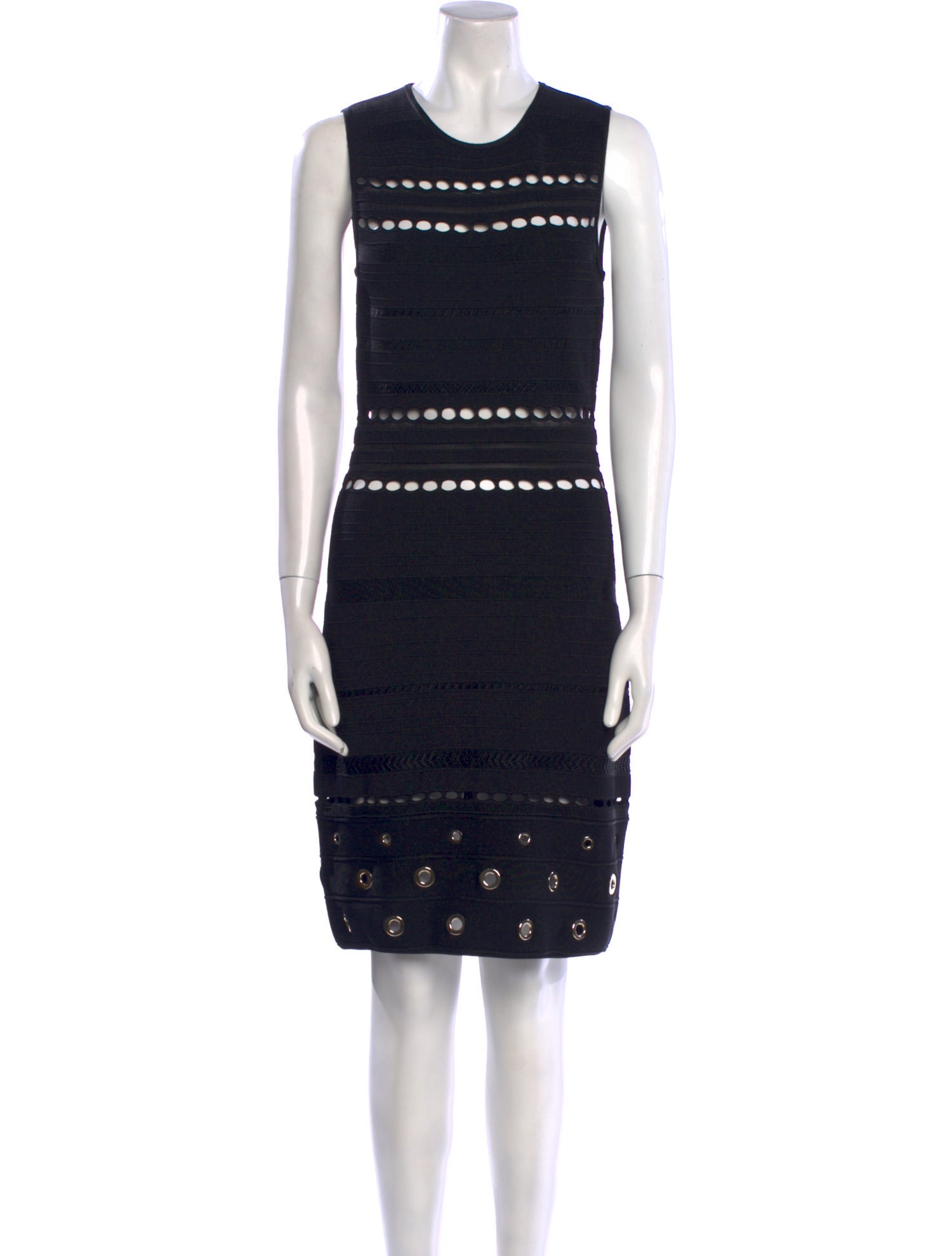 Roberto Cavalli Striped Knee-Length Dress