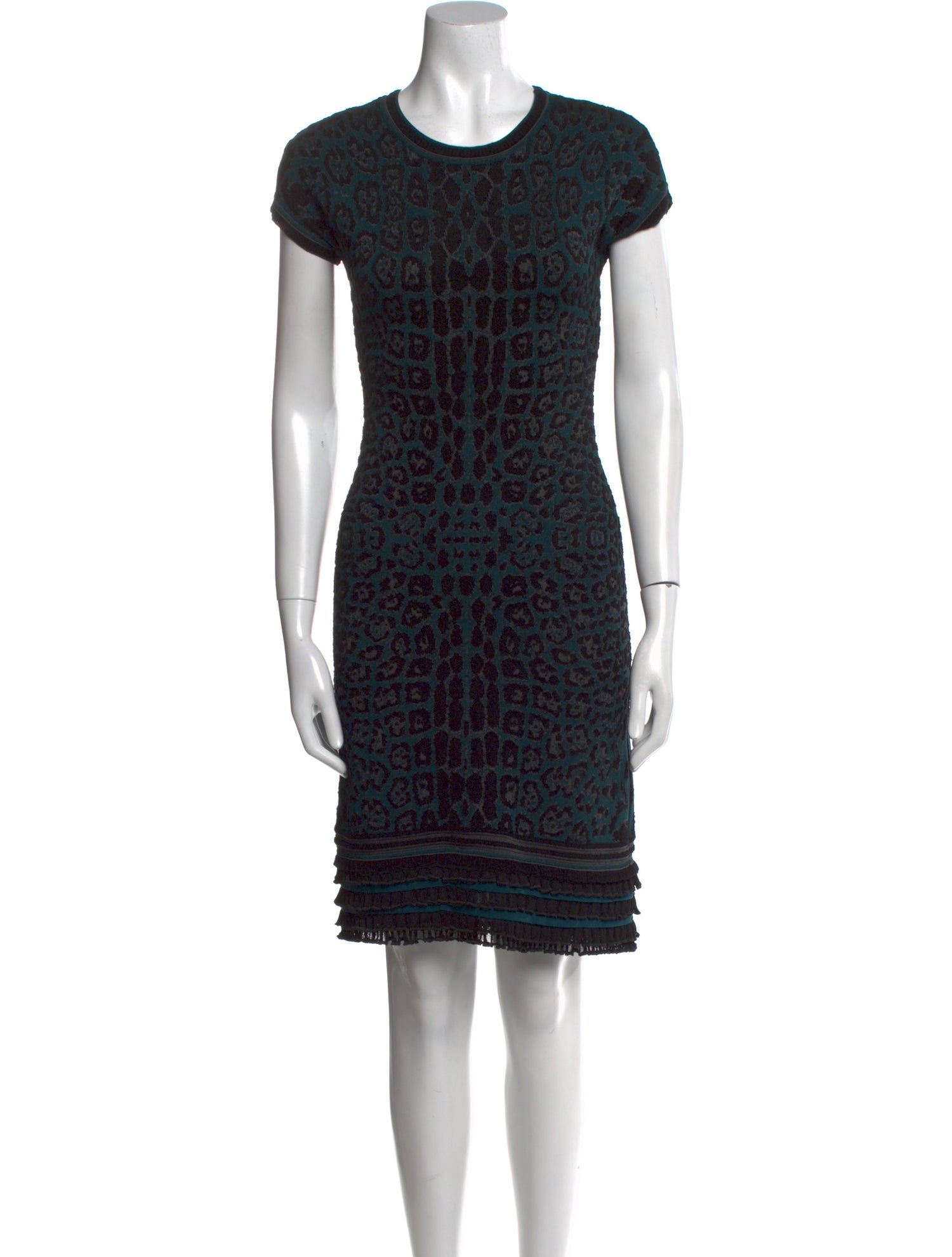 Roberto Cavalli Printed Knee-Length Dress