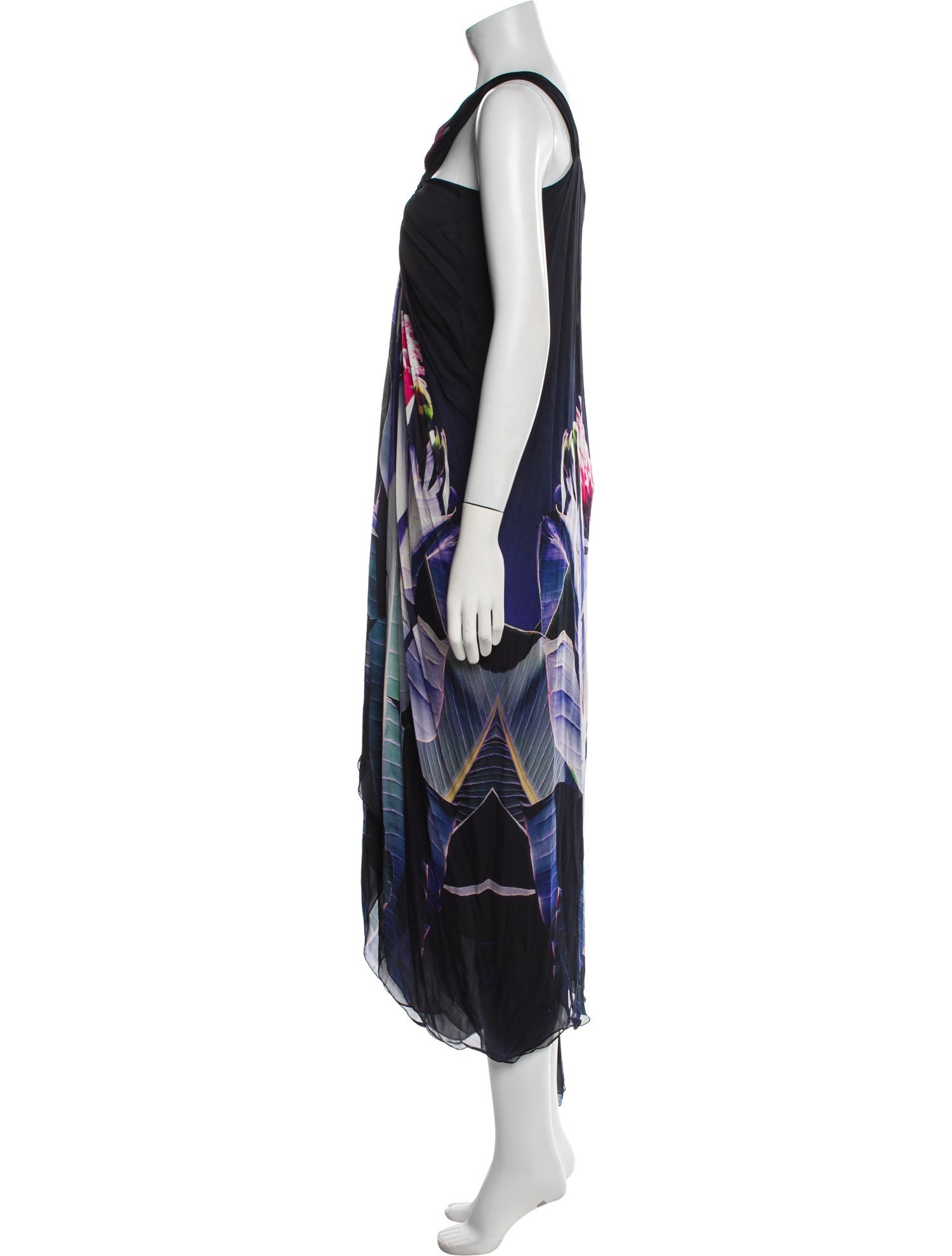 Roberto Cavalli Silk Long Dress