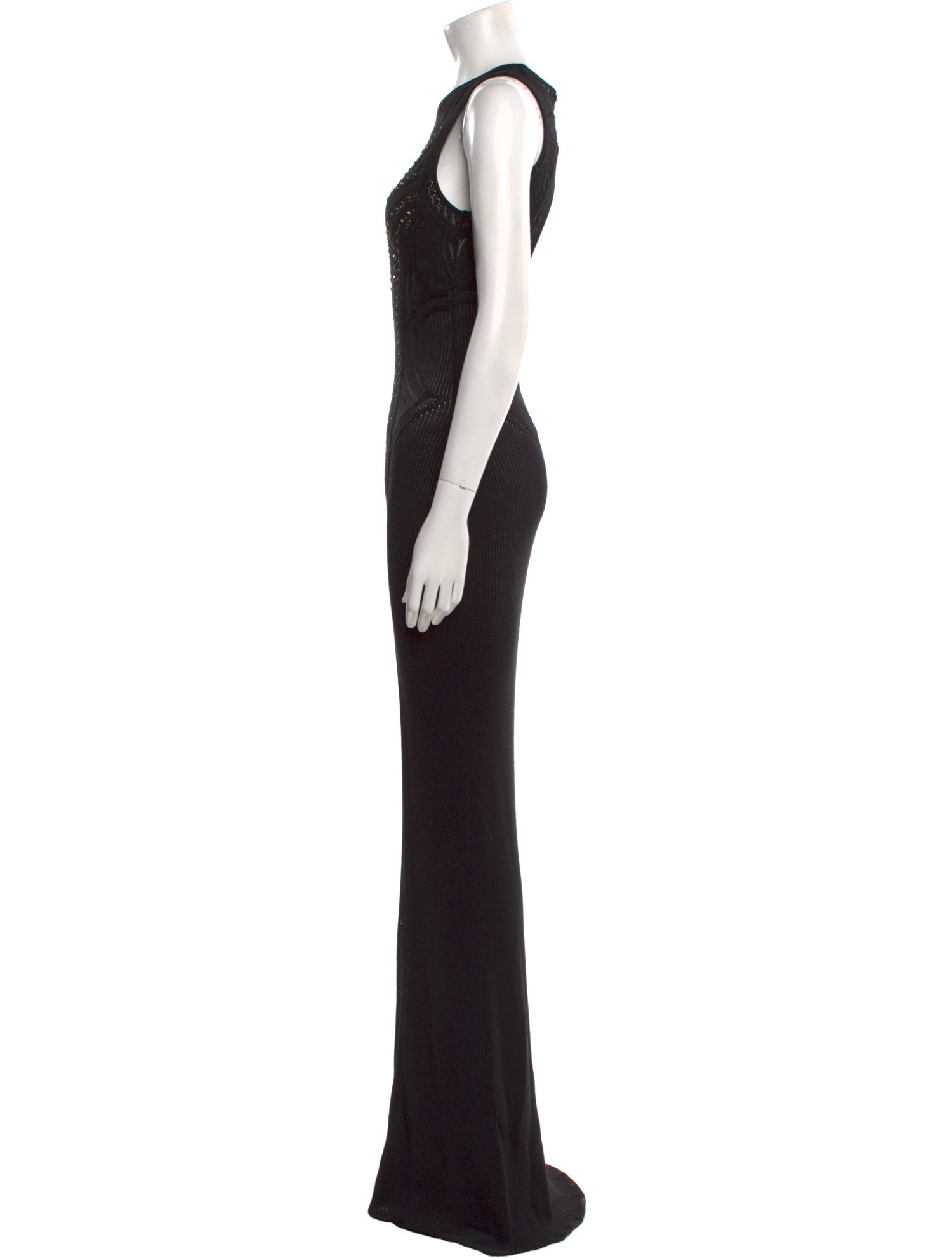 Roberto Cavalli Crew Neck Long Dress w/ Tags