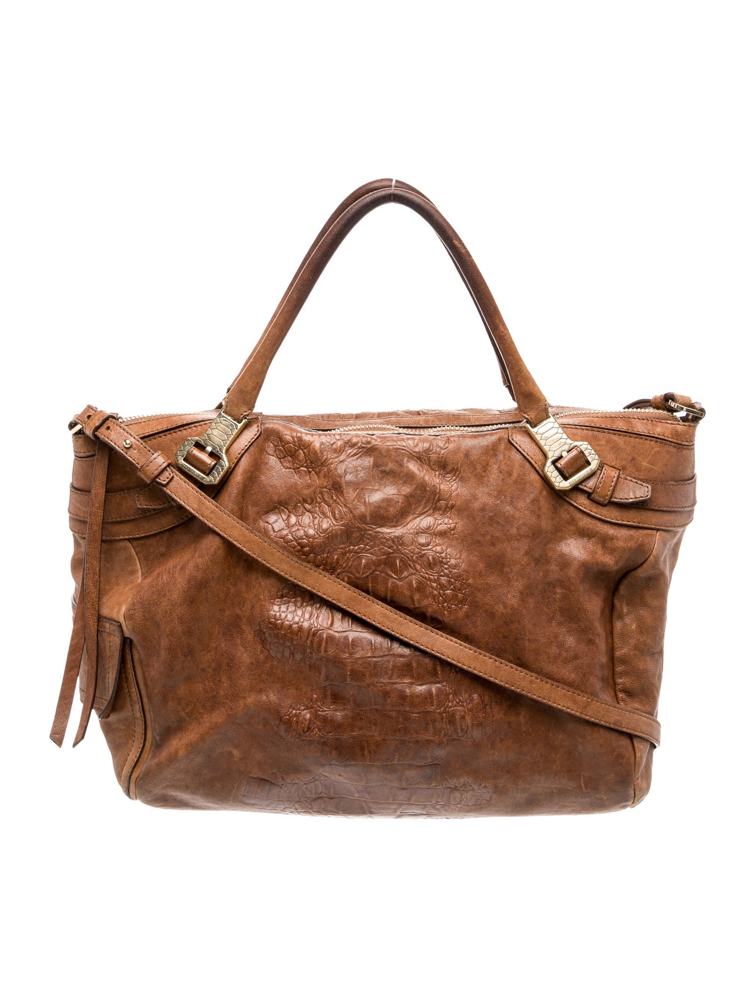 Roberto Cavalli Leather Shoulder Bag