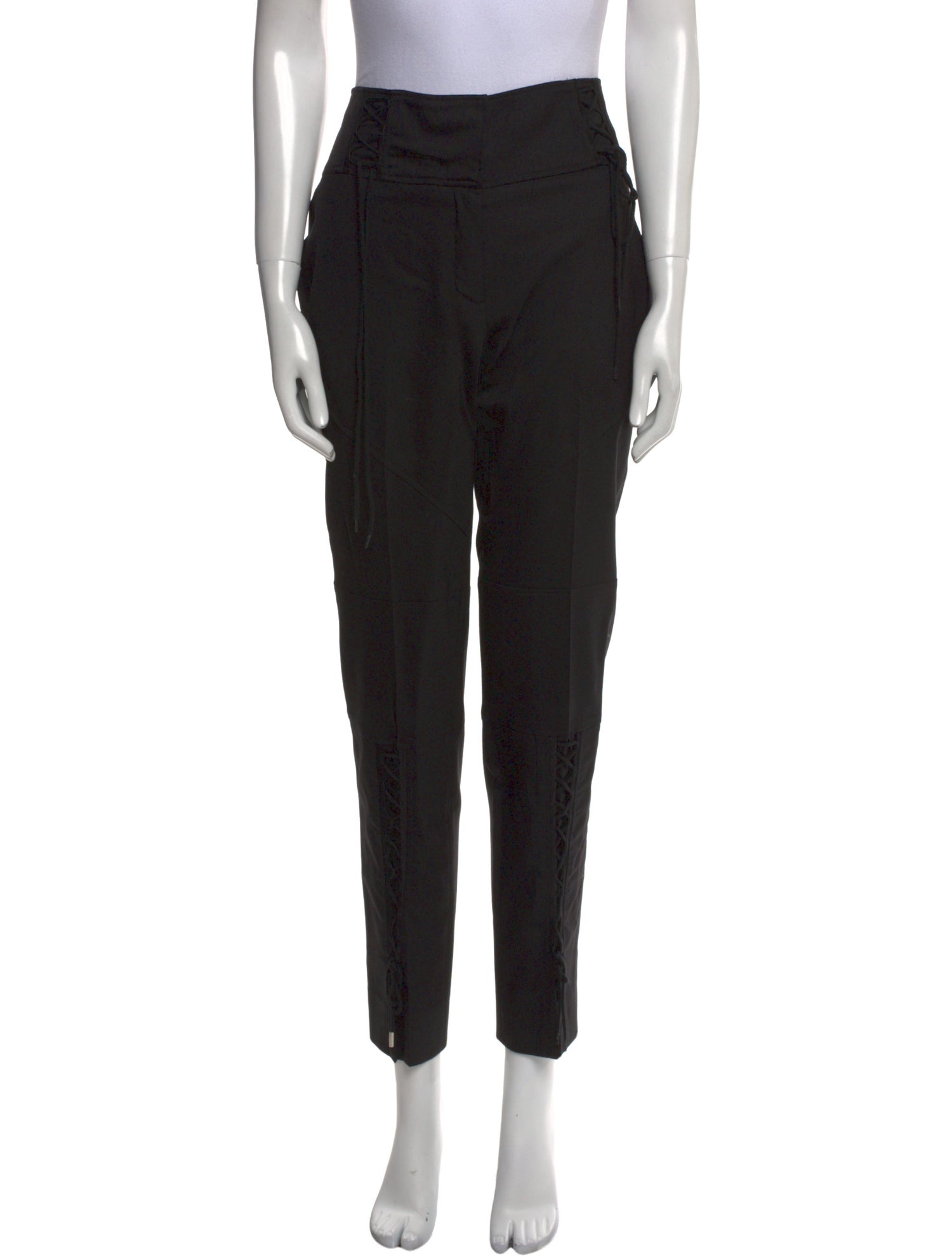 Roberto Cavalli Virgin Wool Straight Leg Pants