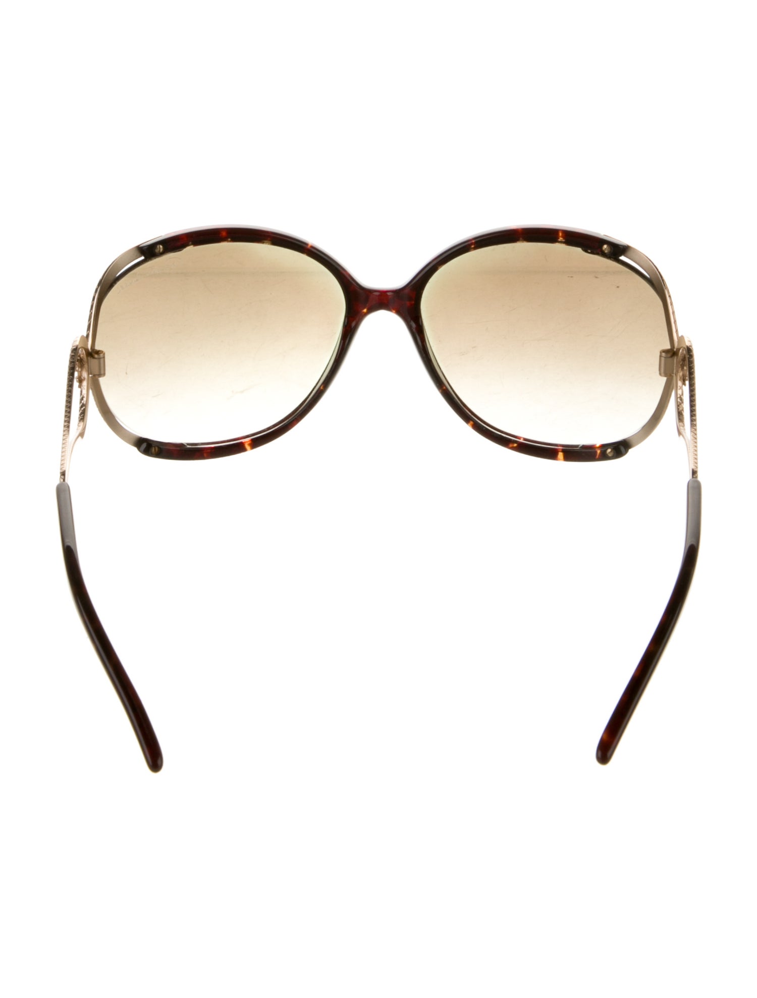 Roberto Cavalli Oversize Gradient Sunglasses