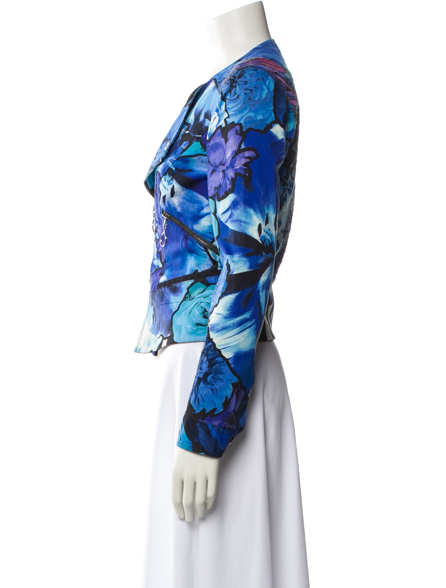 Roberto Cavalli Floral Print Blazer