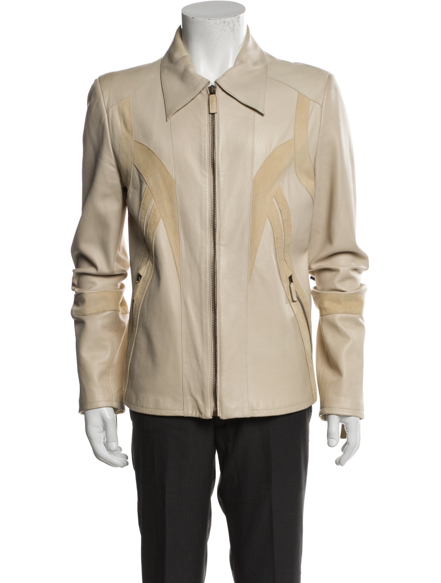 Roberto Cavalli Lamb Leather Moto Jacket