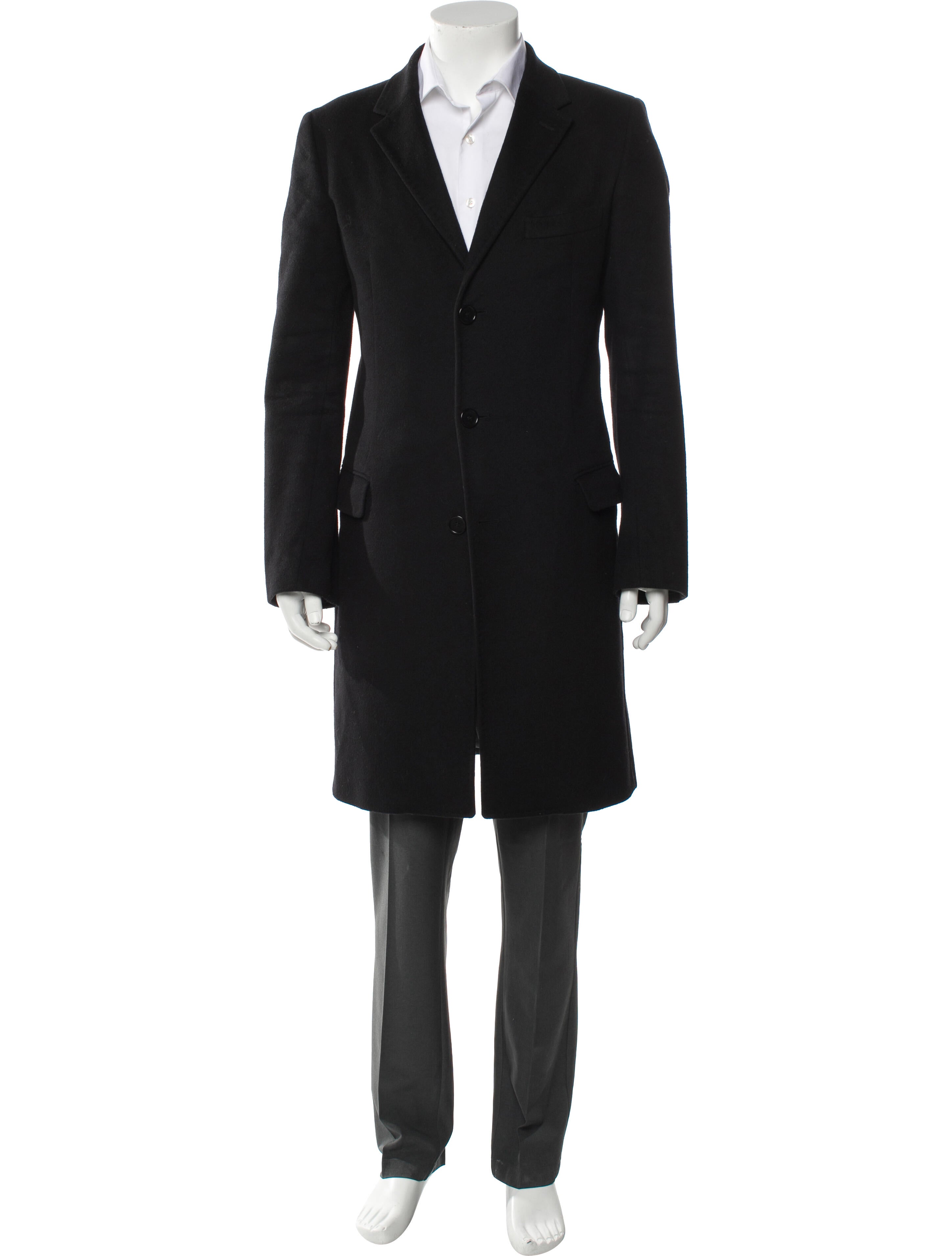 Roberto Cavalli Virgin Wool Overcoat