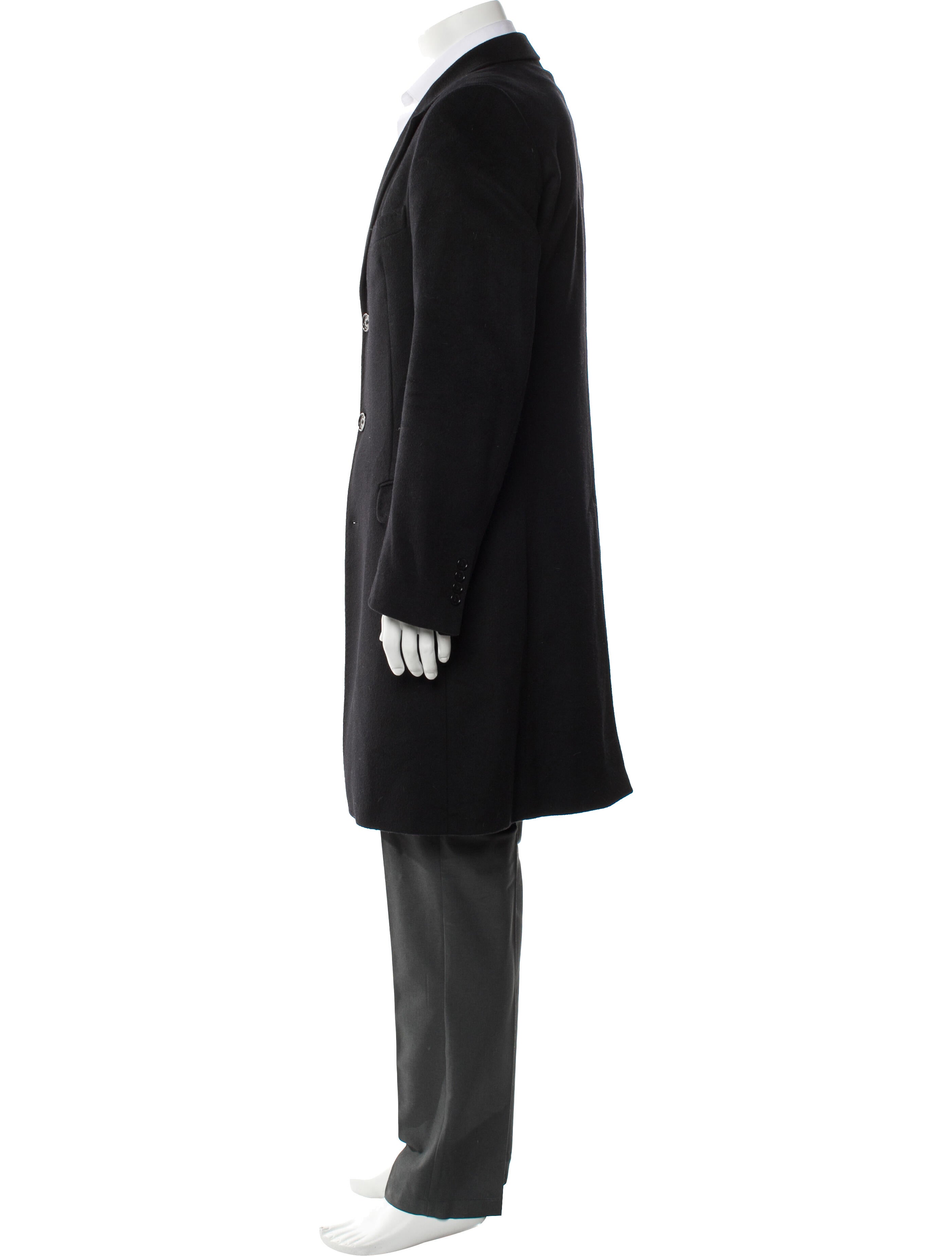 Roberto Cavalli Virgin Wool Overcoat