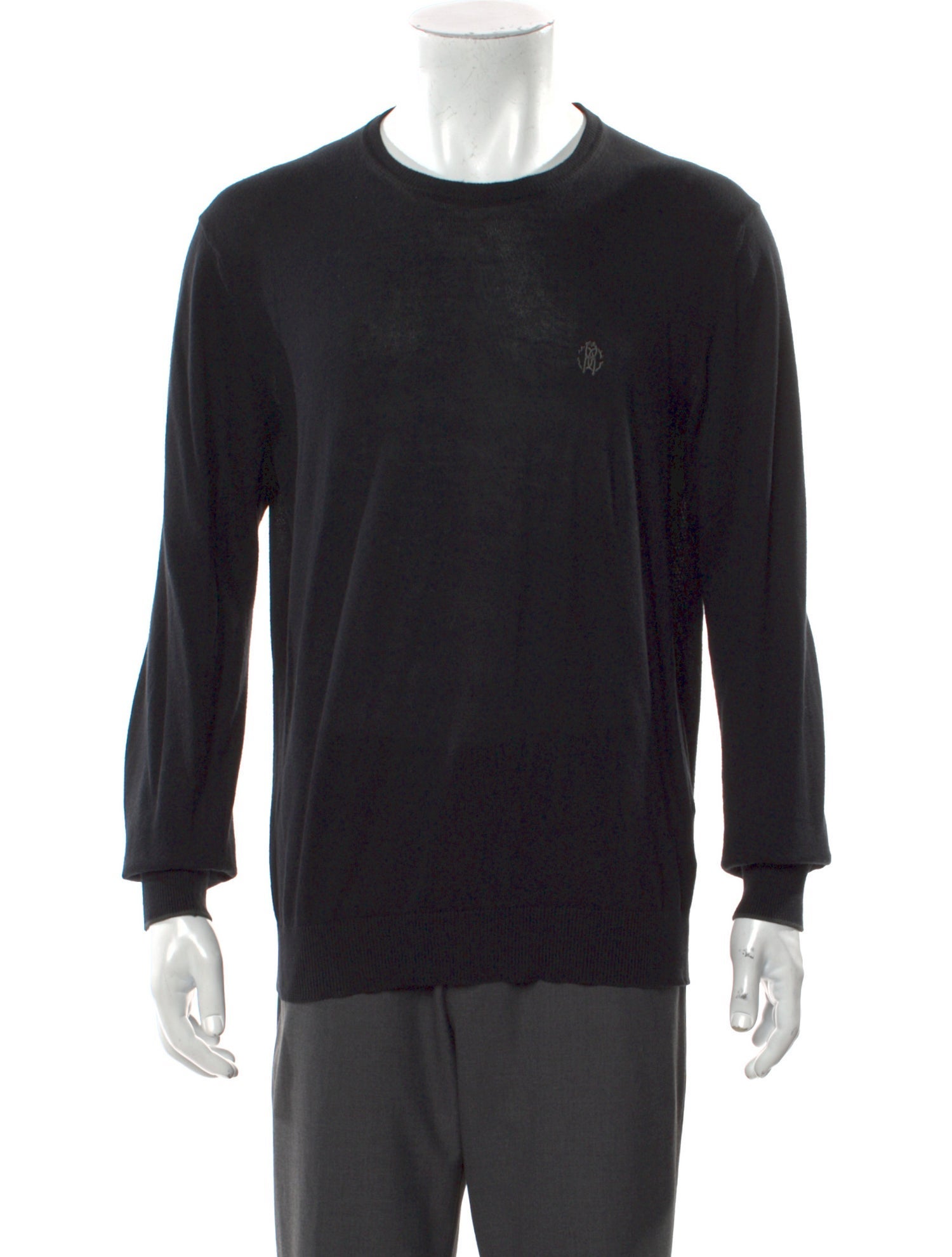 Roberto Cavalli Crew Neck Long Sleeve Pullover