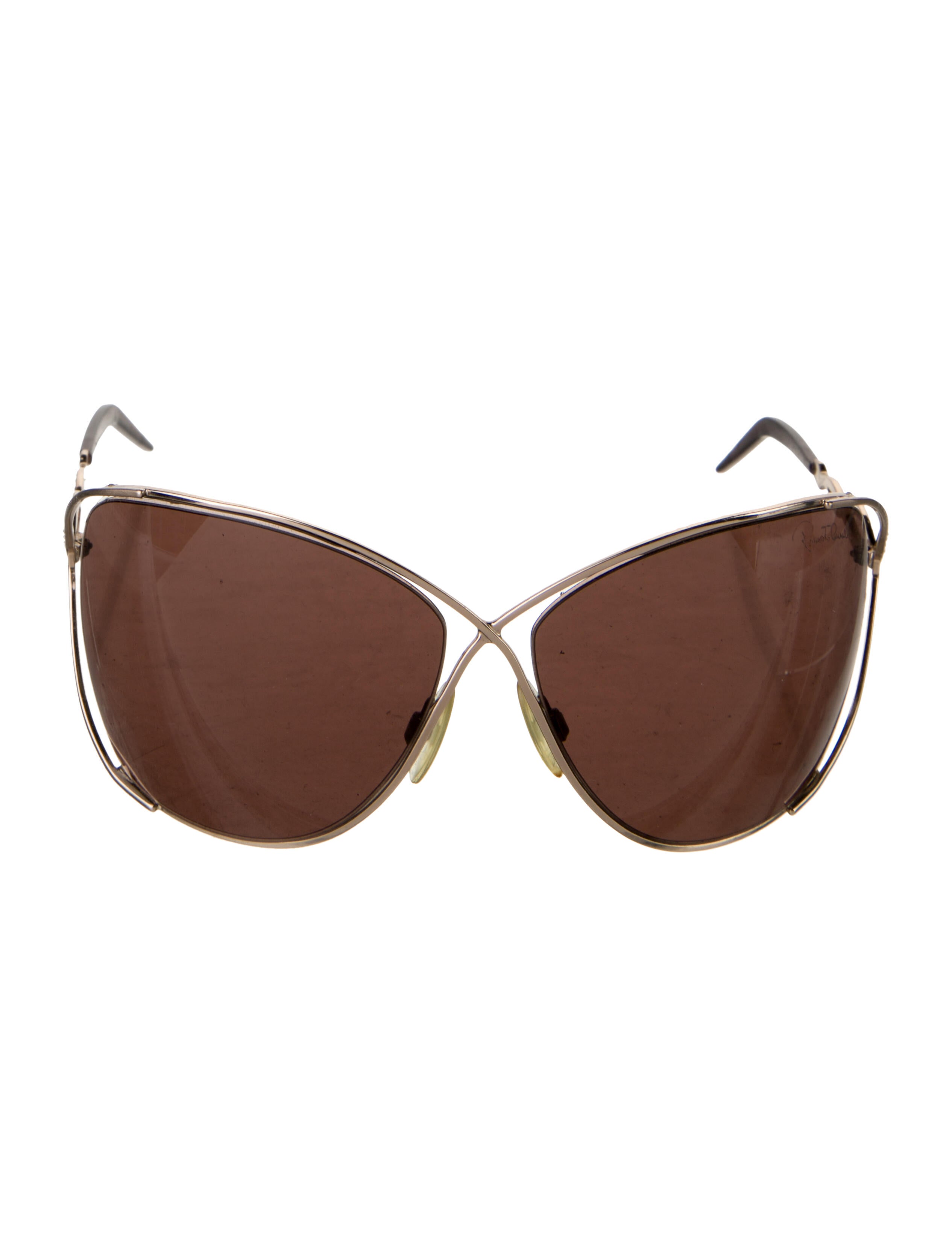 Roberto Cavalli Oversize Tinted Sunglasses