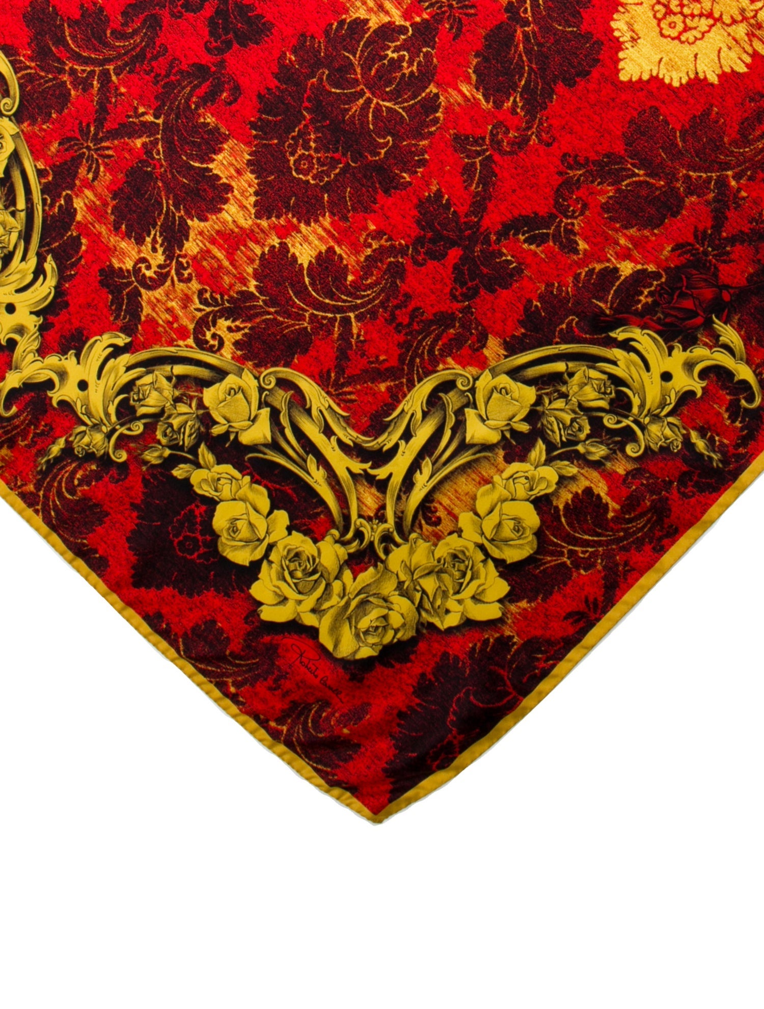 Roberto Cavalli Silk Printed Scarf