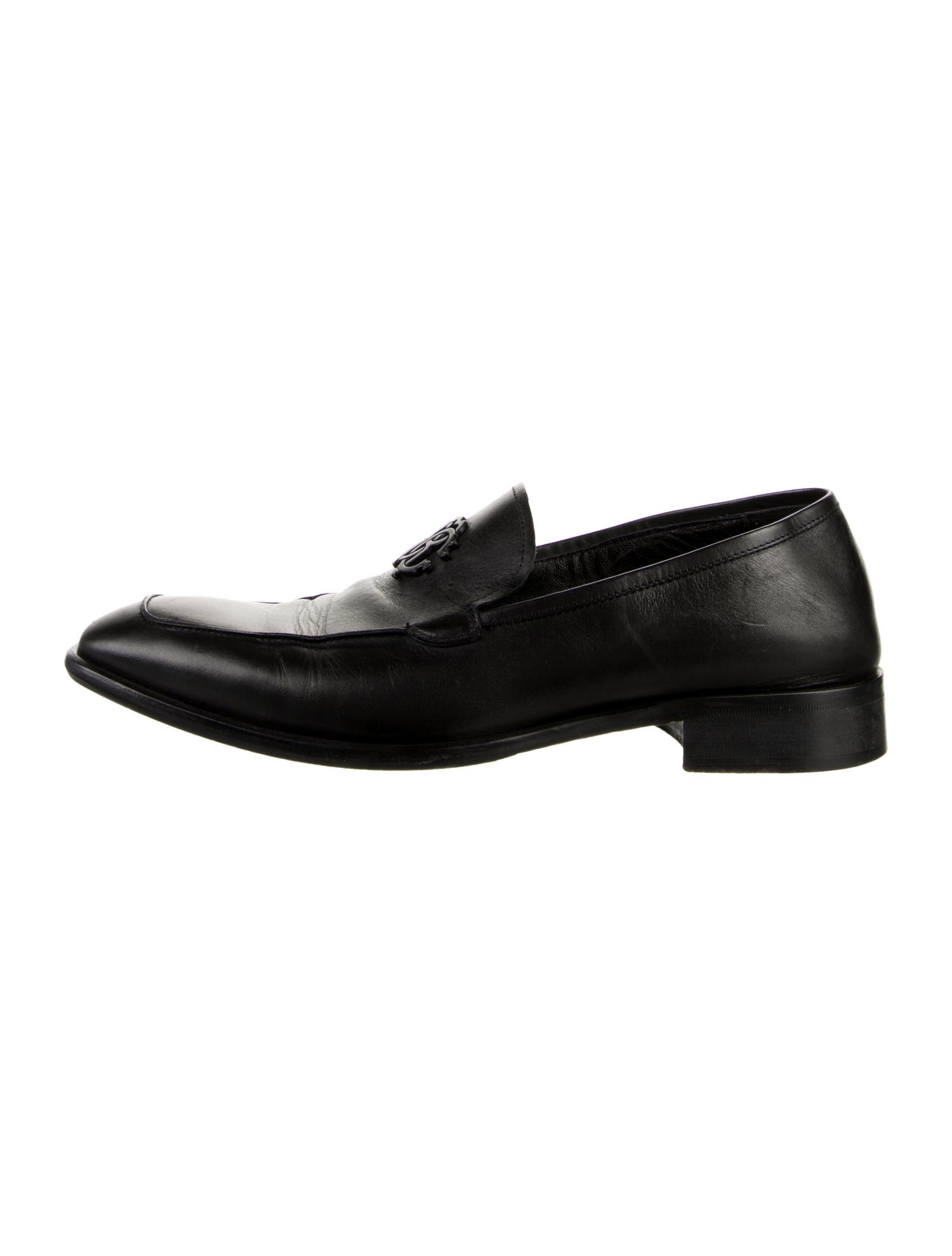 Roberto Cavalli Leather Dress Loafers