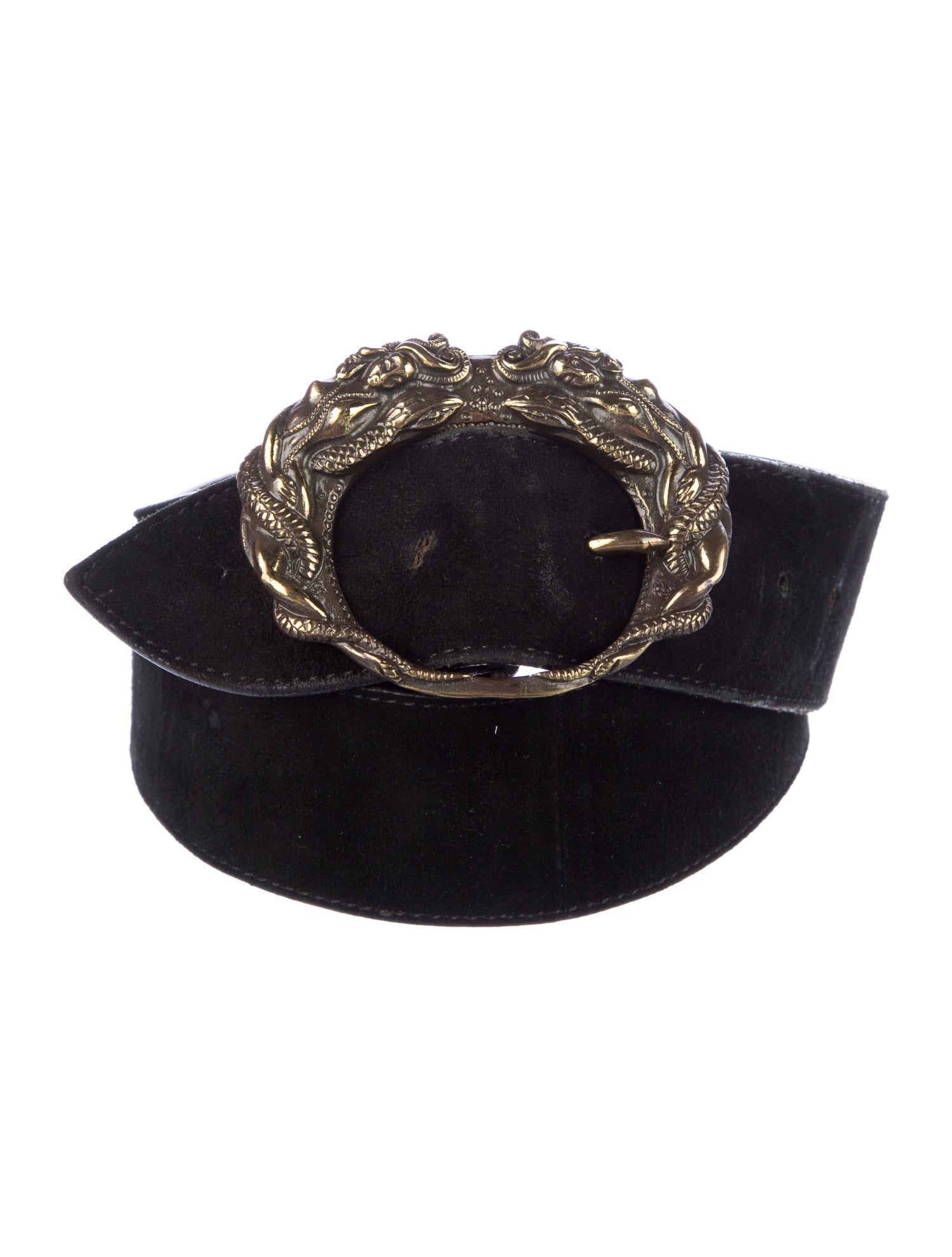 Roberto Cavalli Suede Belt