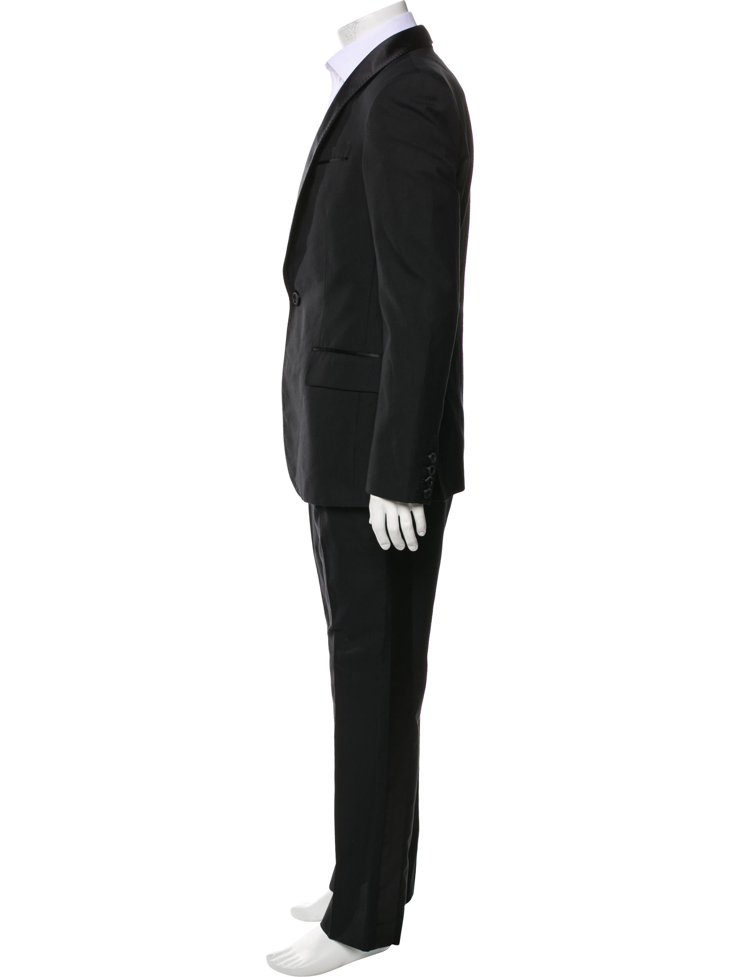 Roberto Cavalli Mens Black Suit