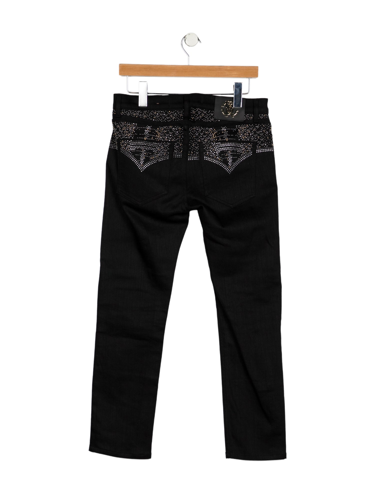 Roberto Cavalli Printed Moto Pants