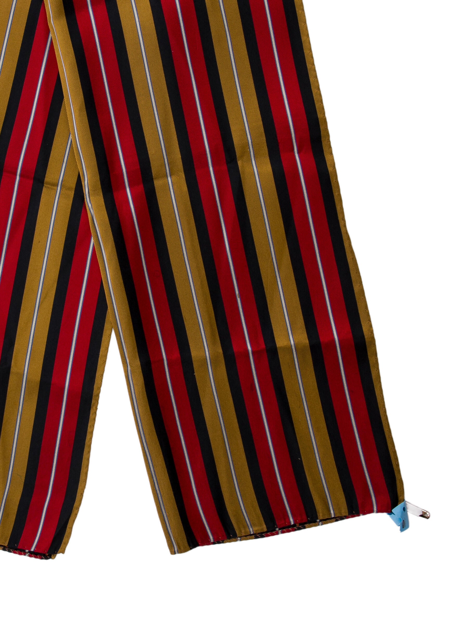 Roberto Cavalli Silk Striped Scarf