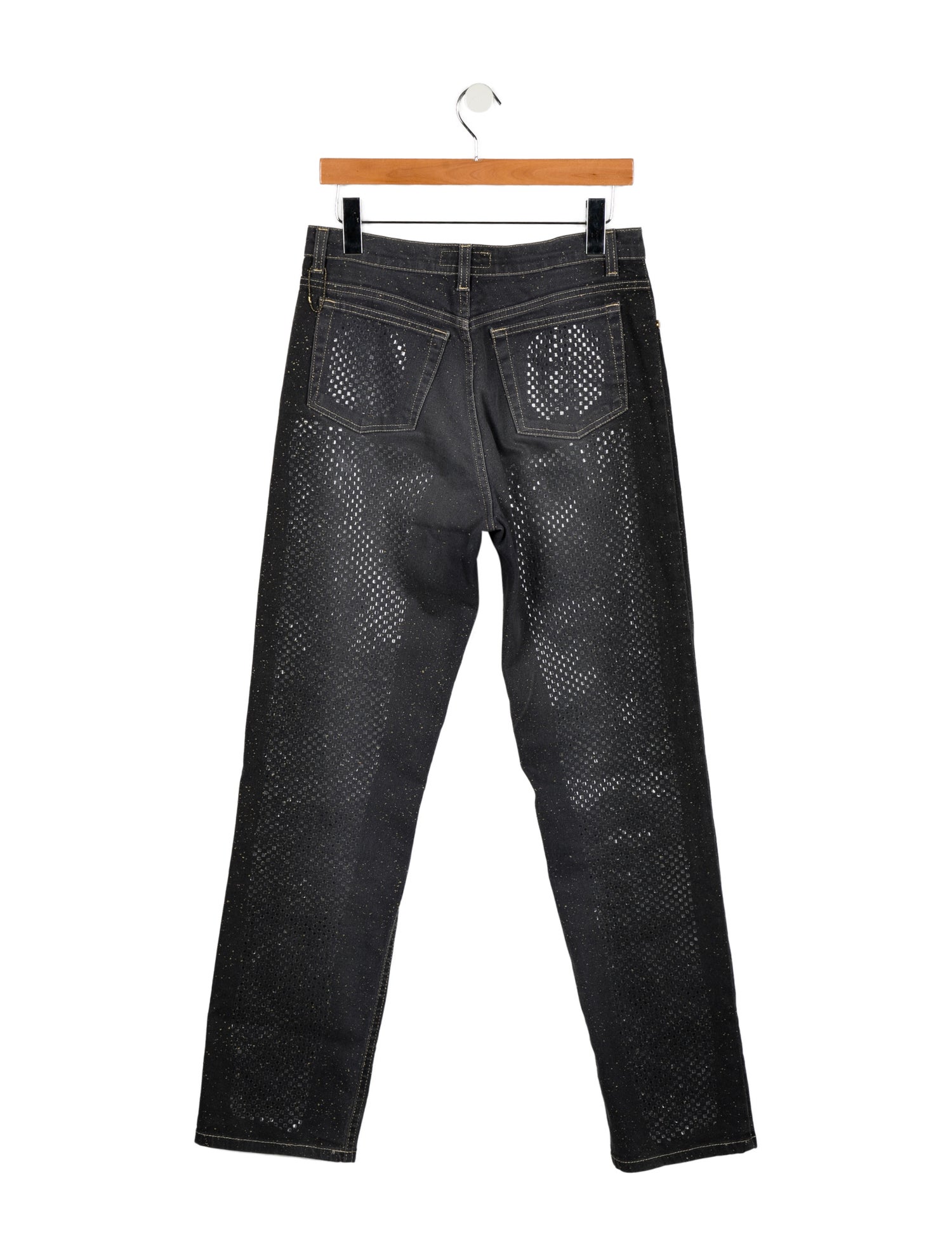 Jean Roberto Cavalli Taille 12 - Neuf Avec étiquettes - Design à Ceinture Strass