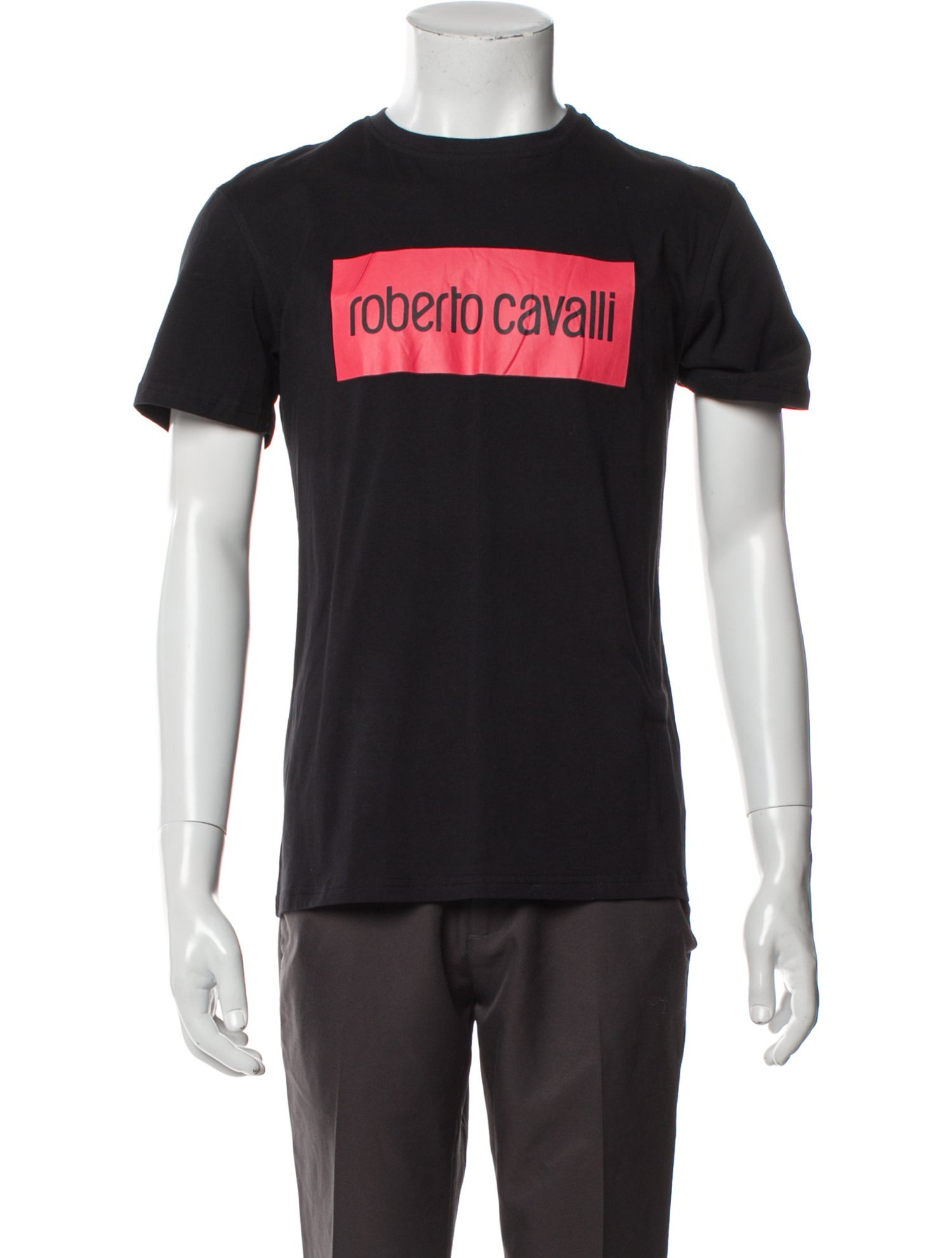 Roberto Cavalli Graphic Print Crew Neck T-Shirt w/ Tags