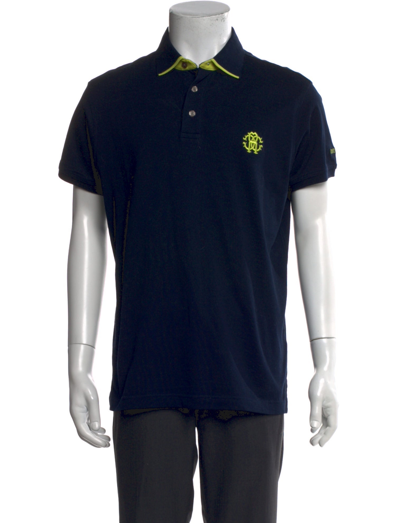 Roberto Cavalli Collar Short Sleeve Polo Shirt