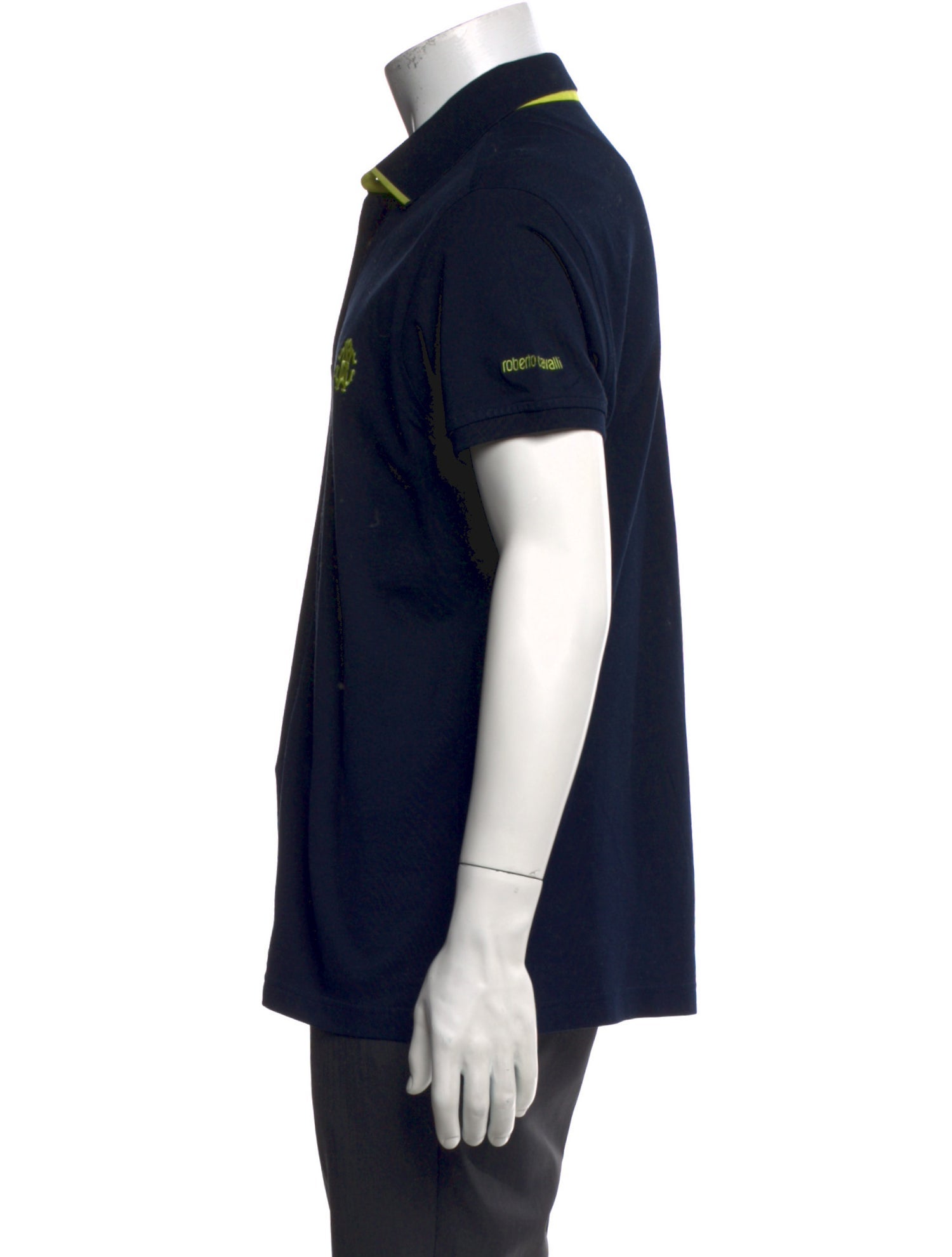 Roberto Cavalli Collar Short Sleeve Polo Shirt