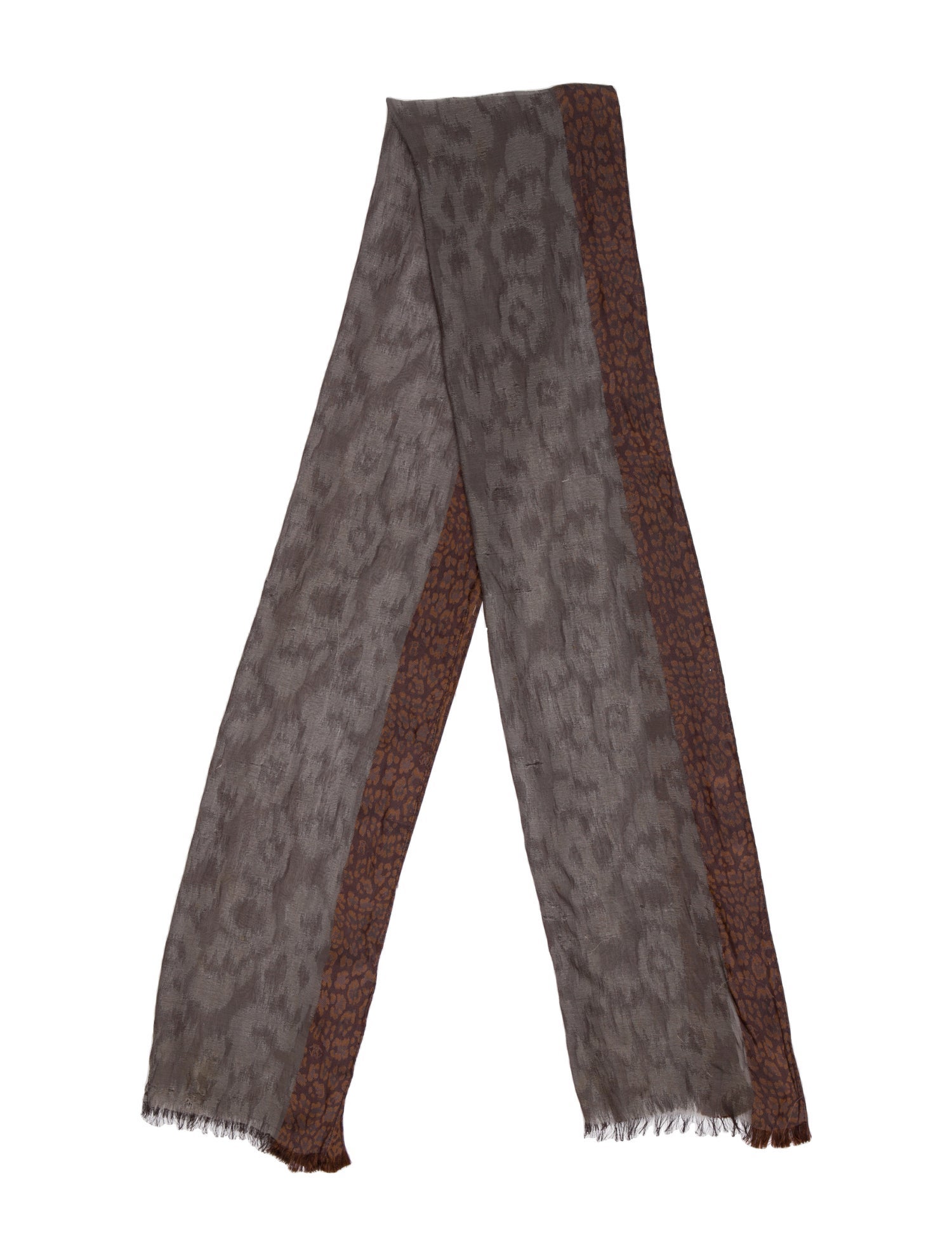 Roberto Cavalli Silk Printed Scarf