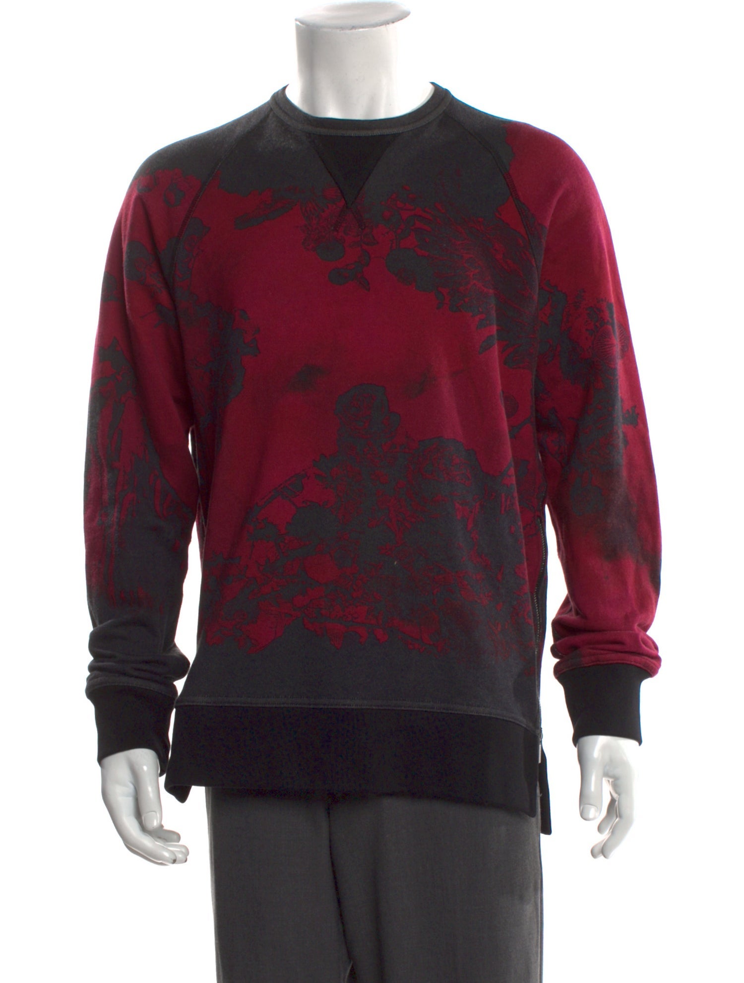 Roberto Cavalli Printed Crew Neck Sweatshirt