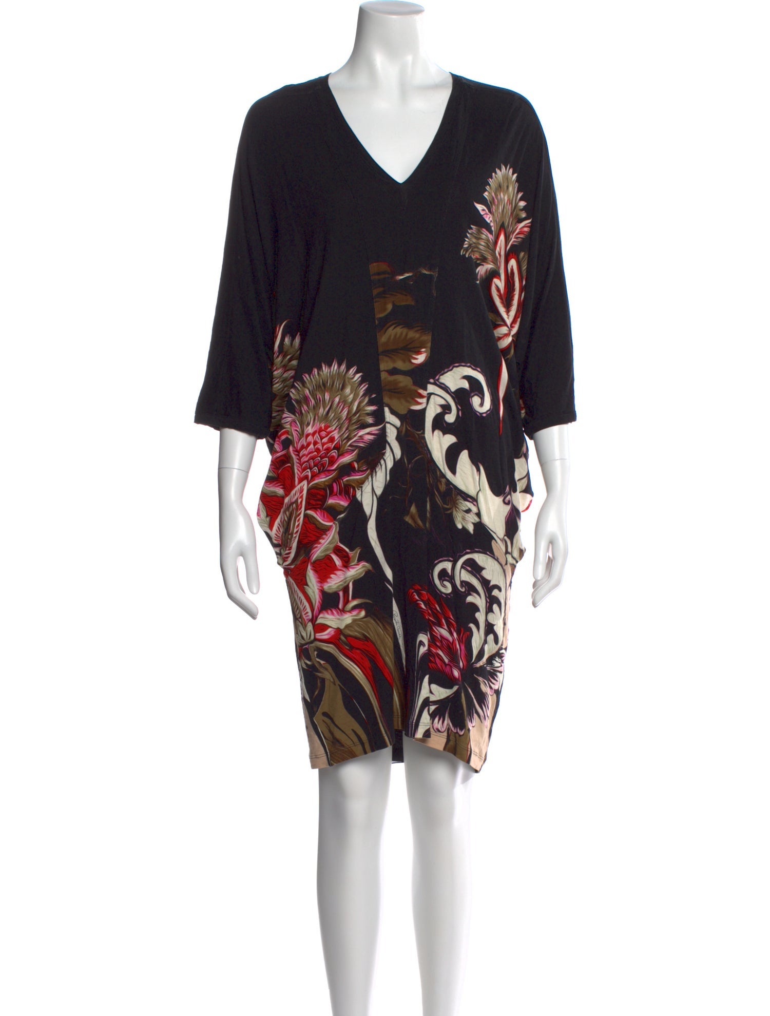 Roberto Cavalli Printed Knee-Length Dress