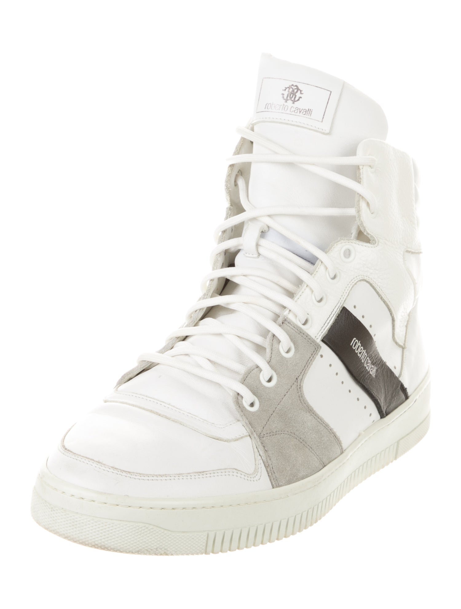Roberto Cavalli Leather Sneakers