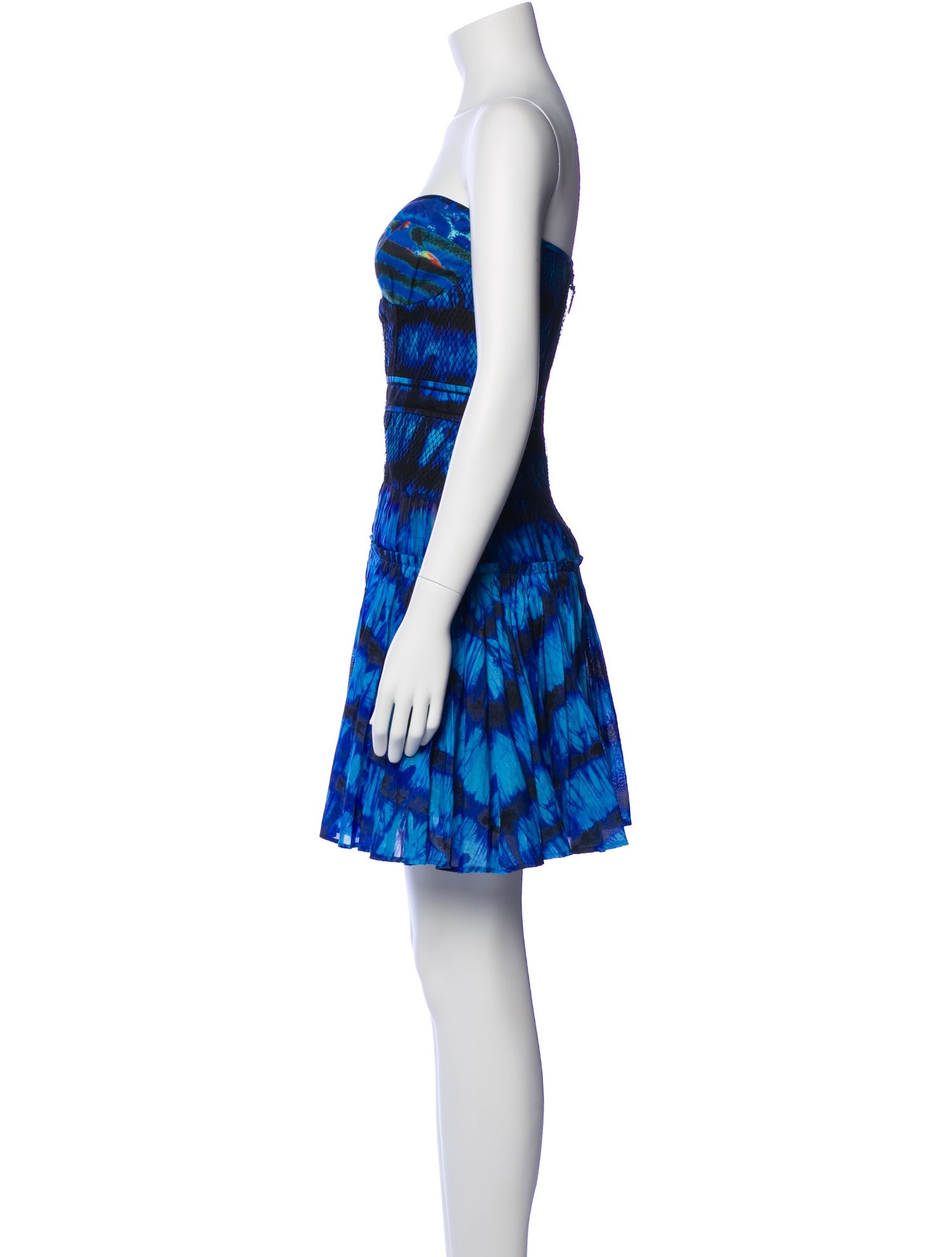 Roberto Cavalli Tie-Dye Print Mini Dress
