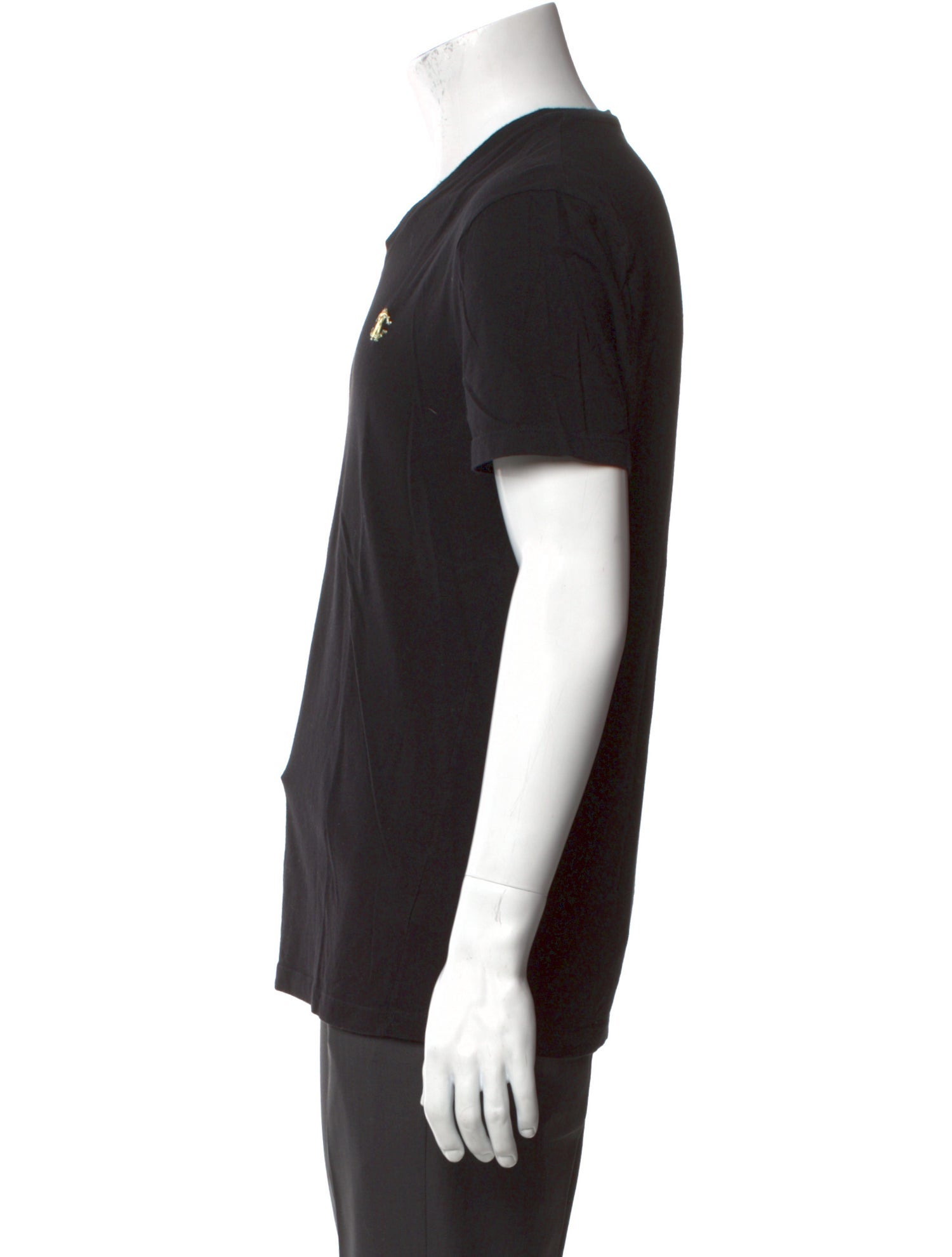 Roberto Cavalli V-Neck Short Sleeve T-Shirt